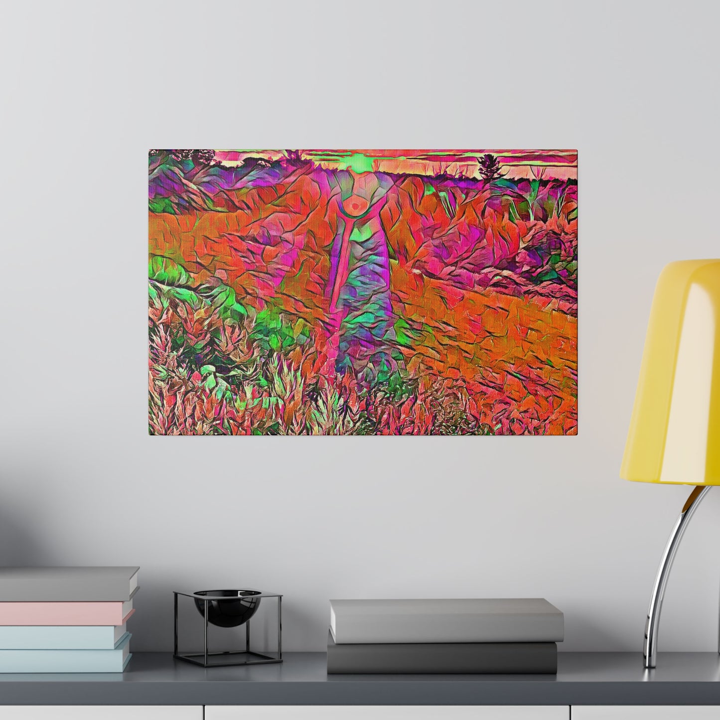 Canvas Print - Pastel Sunset Canvas Print Artwork - Intriguing Vistas