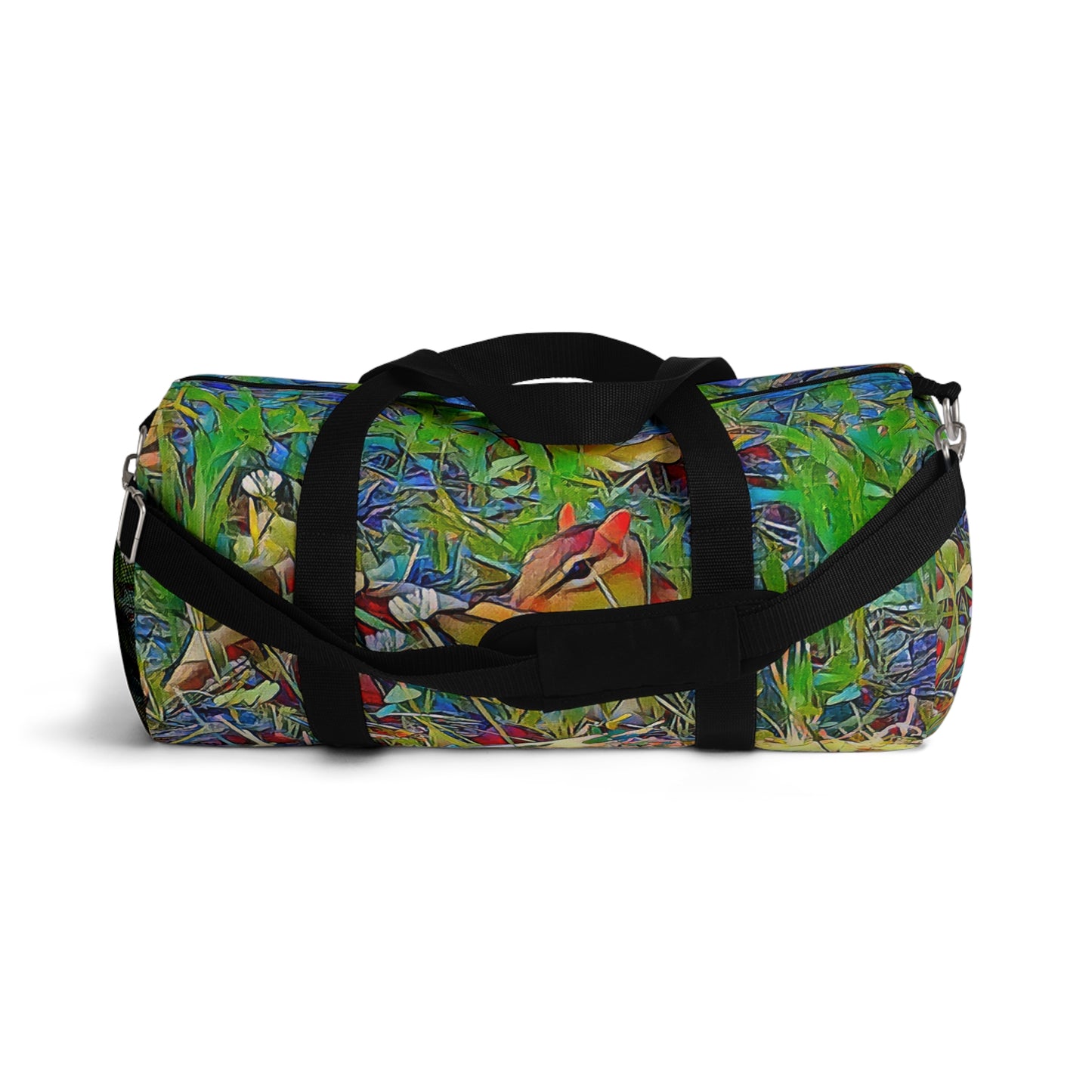 Custom Duffel Bag available in two sizes from the Wildlife Series at Intriguing Vistas