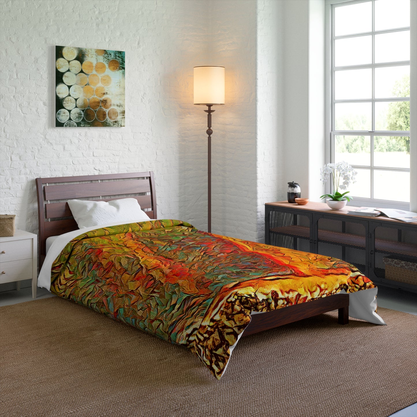 Custom Comforter Available in Four Sizes From The Rainbow Series at Intriguing Vistas
