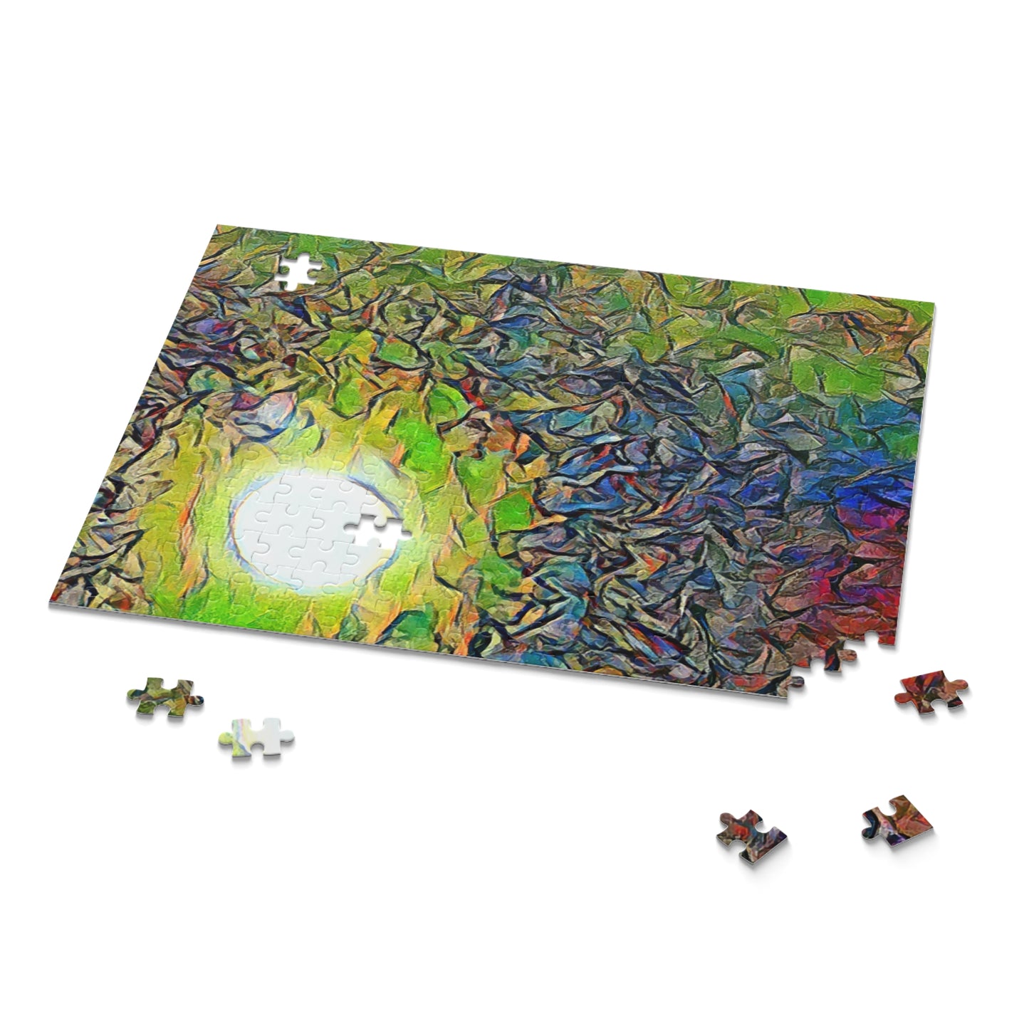 Custom Jigsaw Puzzle Available in Three Sizes from the Night Sky Series at Intriguing Vistas