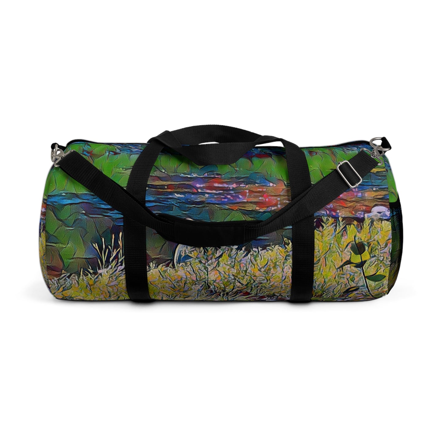 Custom Duffel Bag available in two sizes from the Wildlife Series at Intriguing Vistas