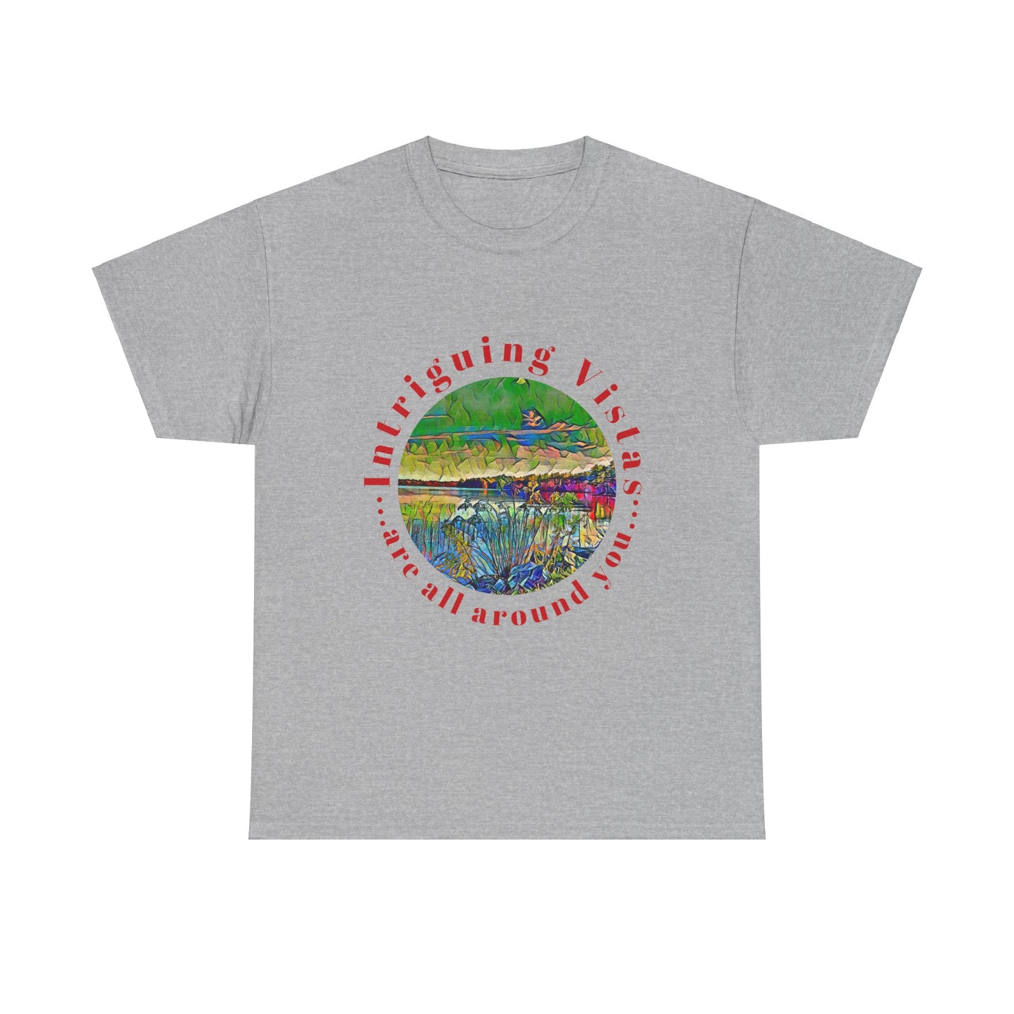 Gildan 5000 Unisex Adult Heavy Cotton Tee Available In Multiple Colors from the Scenery Series at Intriguing Vistas