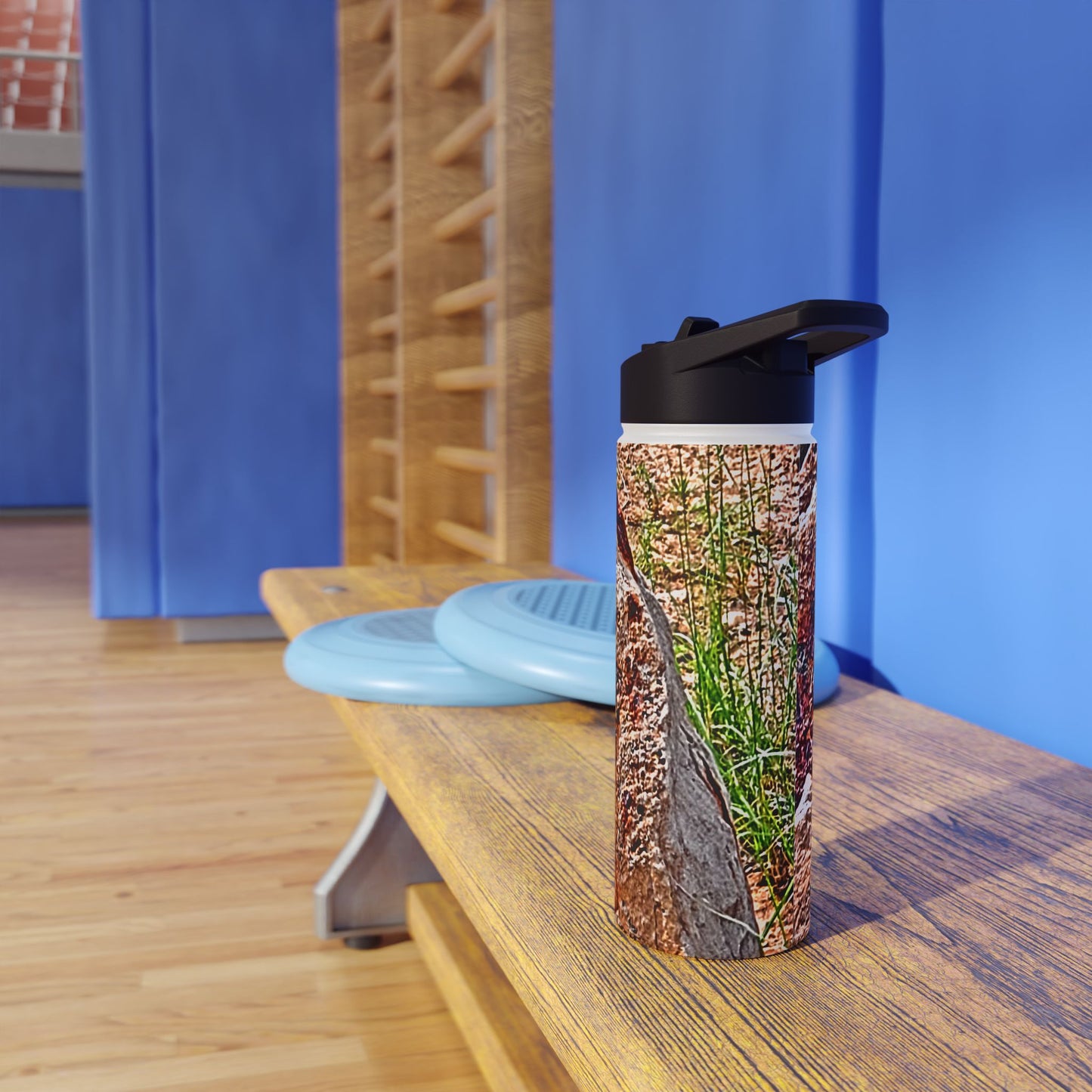 Custom Designed Stainless Steel Water Bottle Available In Three Sizes From The Wildlife Series at Intriguing Vistas