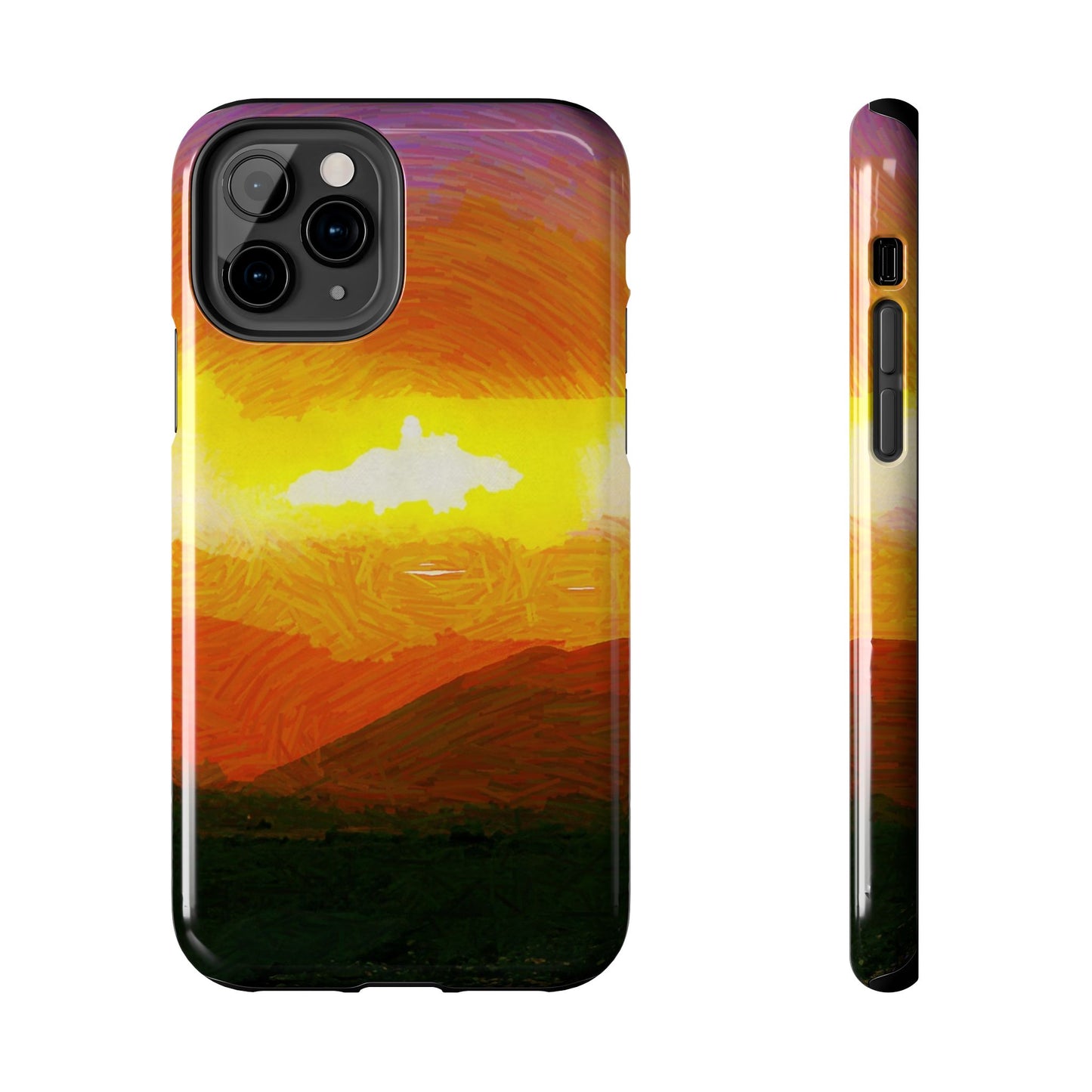 Custom Tough Phone Case for iPhone & Samsung From The Sunset Series at Intriguing Vistas