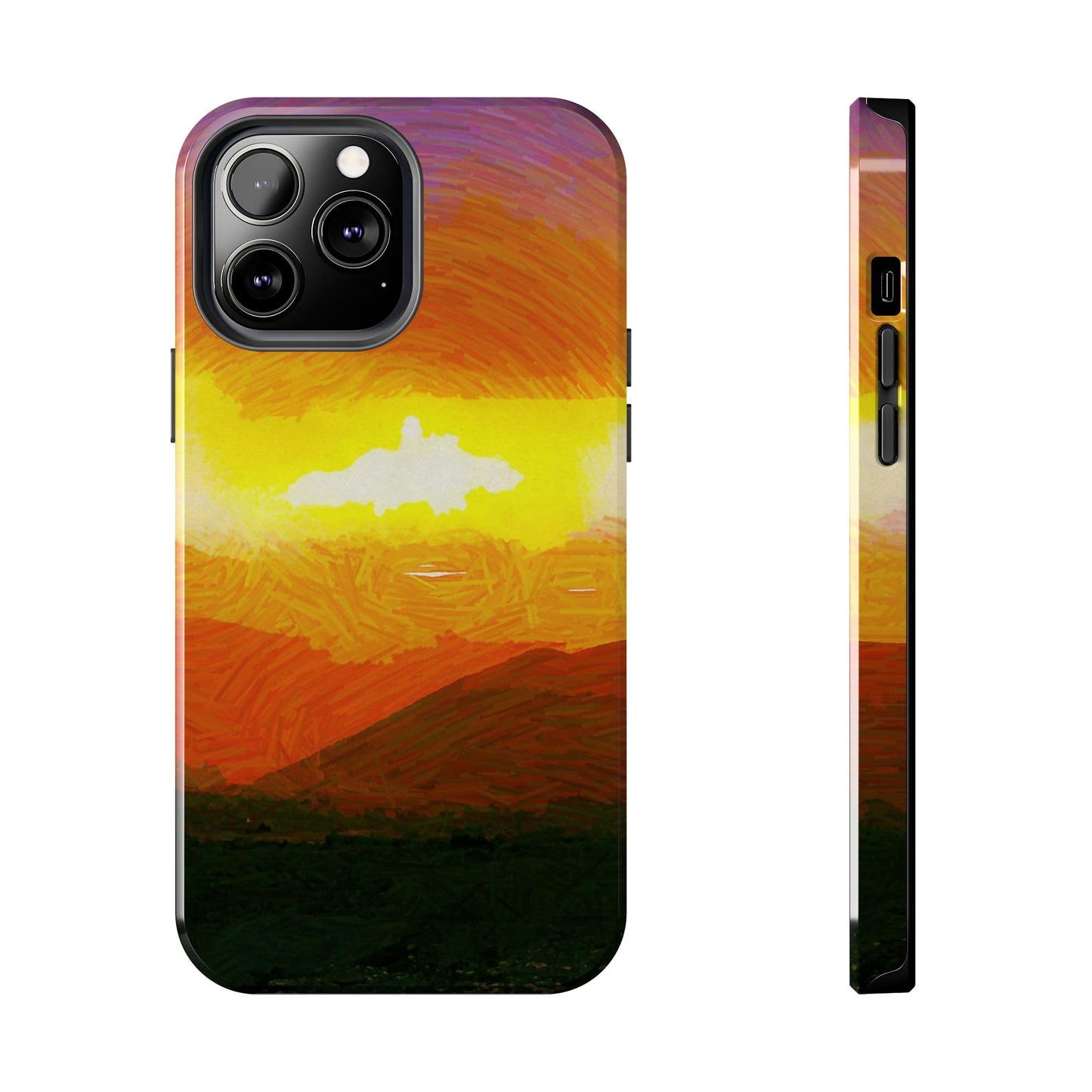Custom Tough Phone Case for iPhone & Samsung From The Sunset Series at Intriguing Vistas