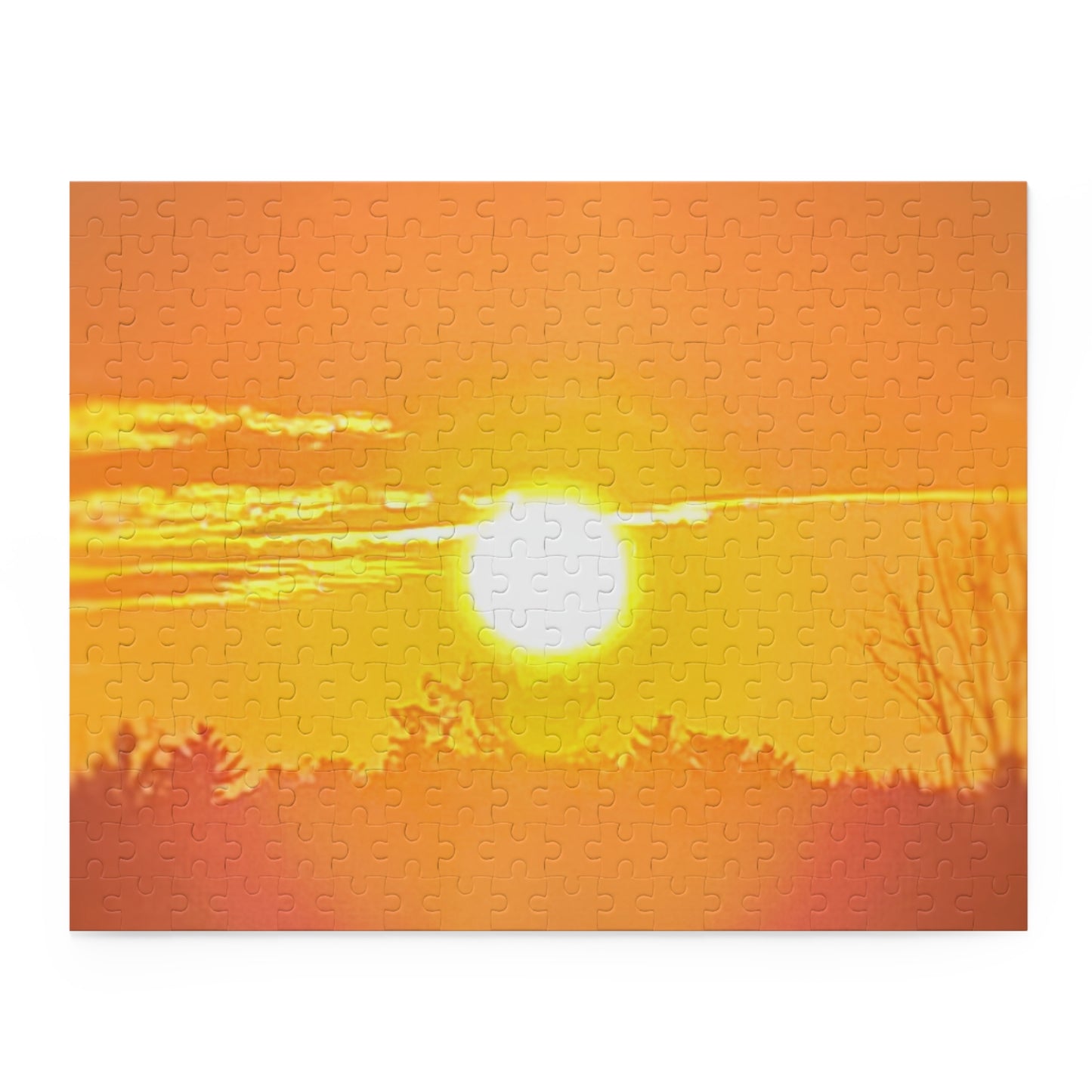 Custom Jigsaw Puzzle Available in Three Sizes from the Sunset Series at Intriguing Vistas