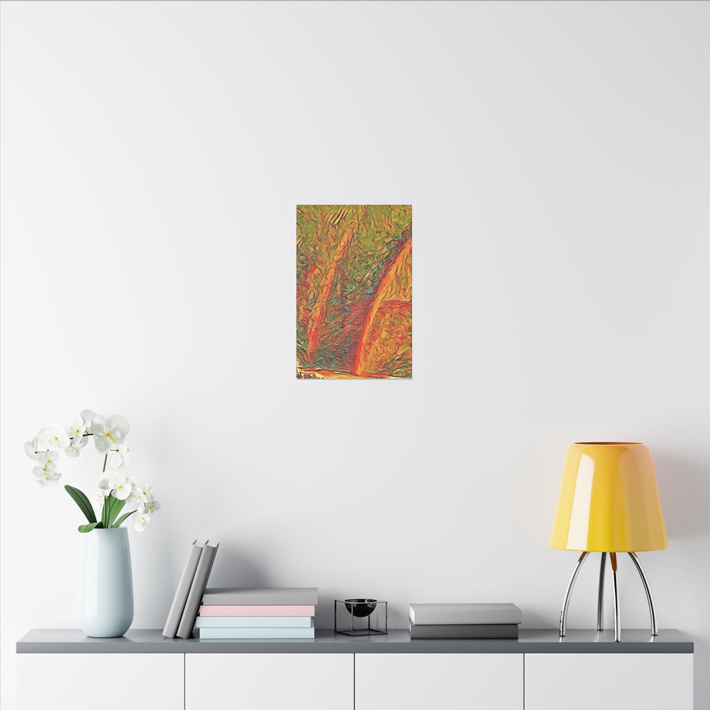 Canvas Print - Dual Rainbow in NM