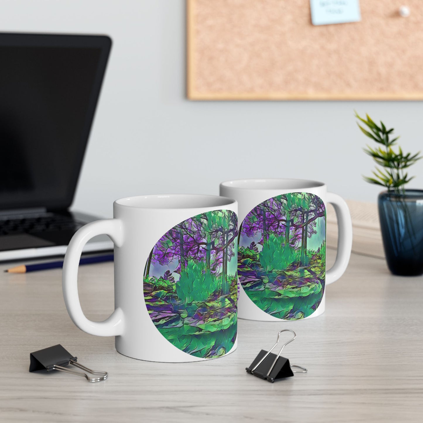 Custom Designed Ceramic Mug Available in Two Sizes From The Scenery Series at Intriguing Vistas