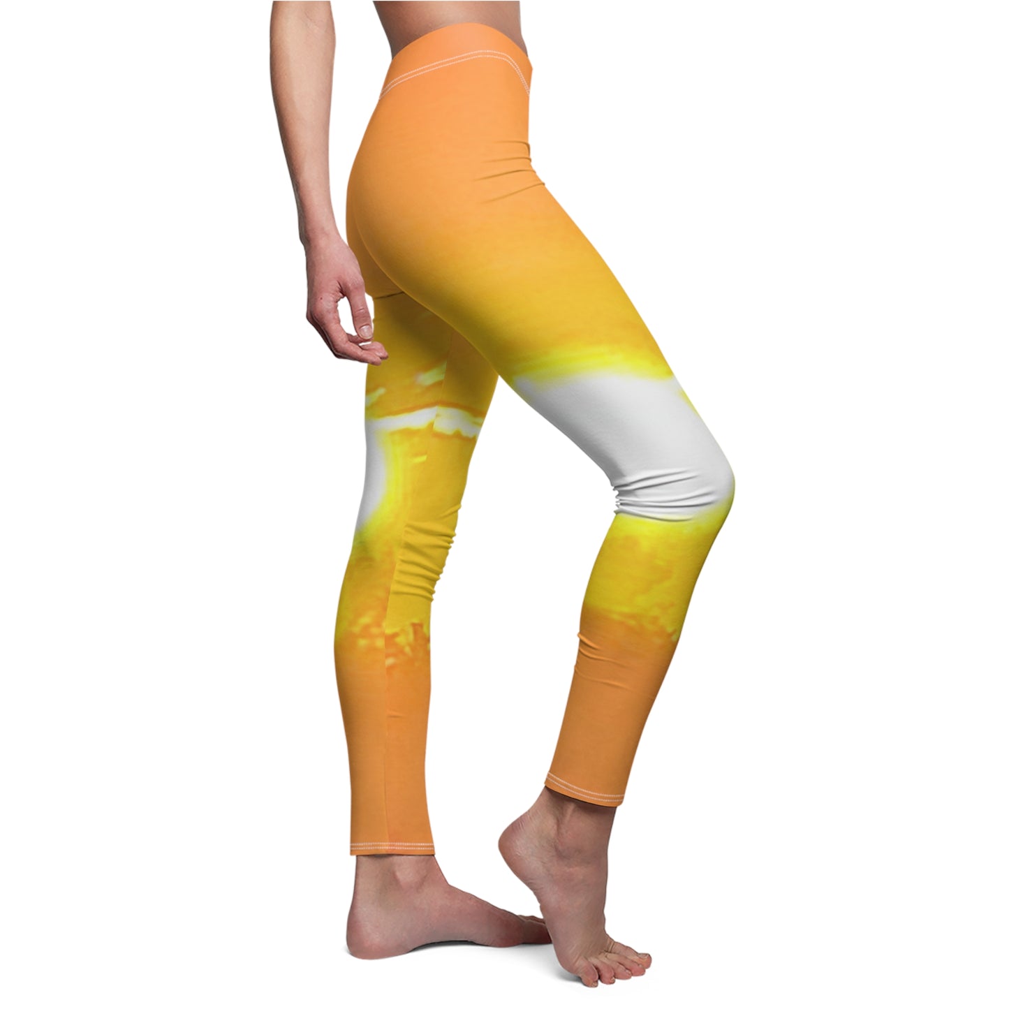 Custom Designed Adult Skinny Fit Leggings from the Sunset Series at Intriguing Vistas