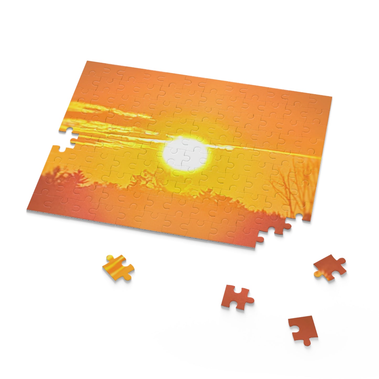 Custom Jigsaw Puzzle Available in Three Sizes from the Sunset Series at Intriguing Vistas