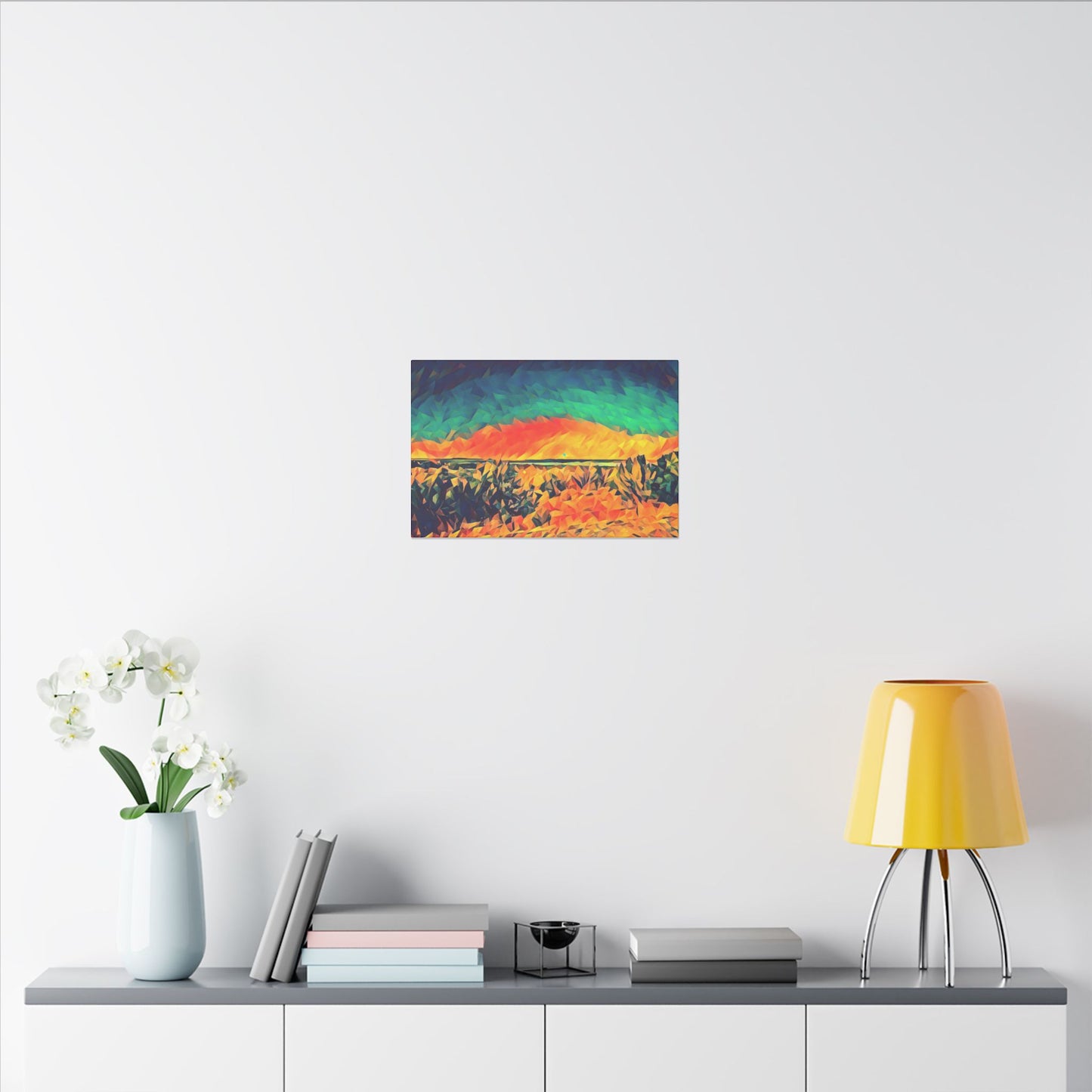 Canvas Print - Moon Rise Over Santa Rosa Lake, Artsy