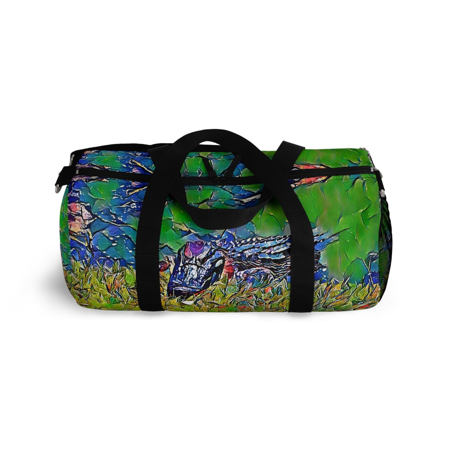 Custom Duffel Bag available in two sizes from the Wildlife Series at Intriguing Vistas