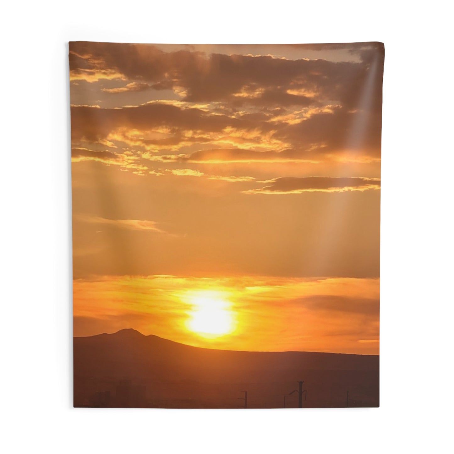 Custom Printed Wall Tapestry Available In Multiple Sizes From The Sunset Series At Intriguing Vistas