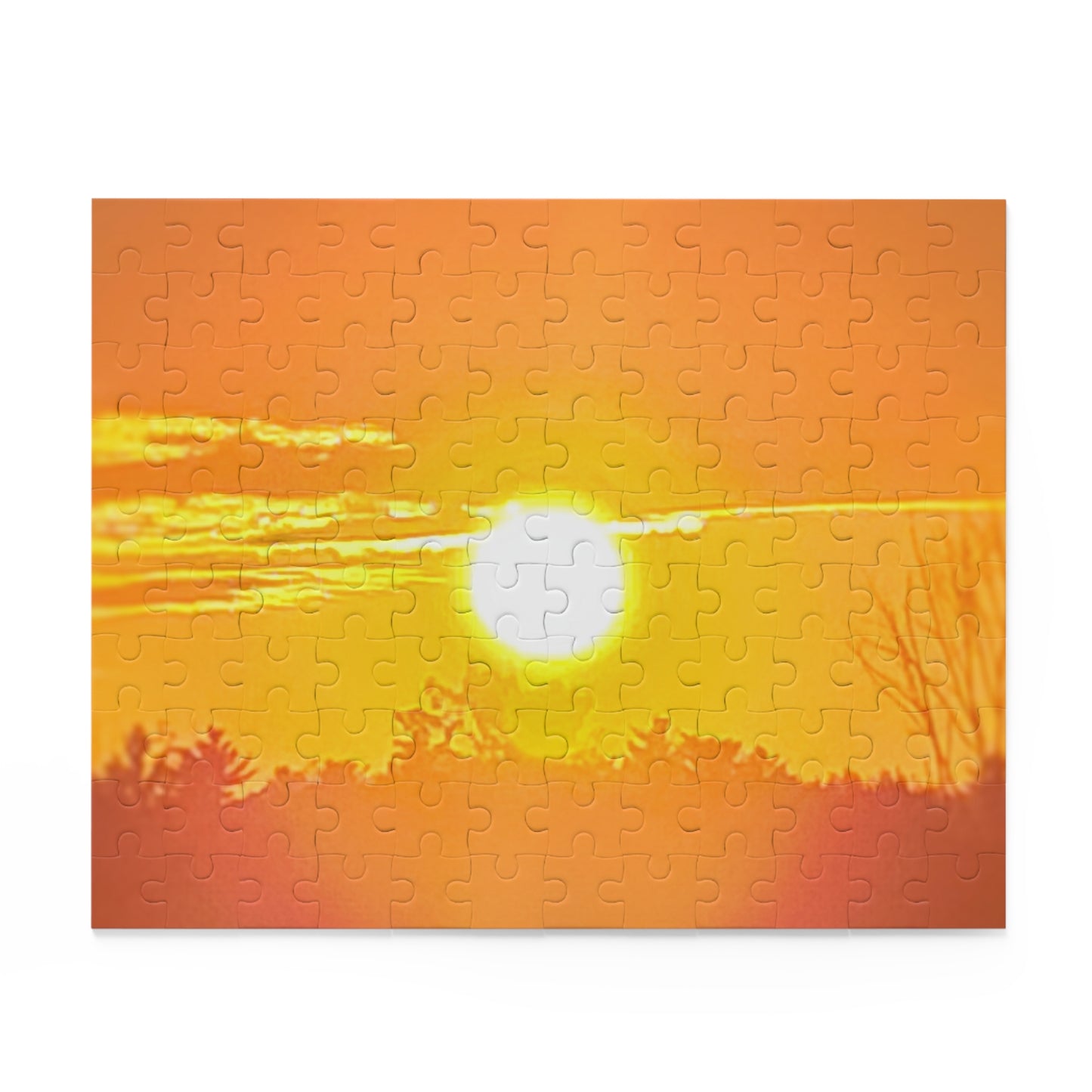 Custom Jigsaw Puzzle Available in Three Sizes from the Sunset Series at Intriguing Vistas