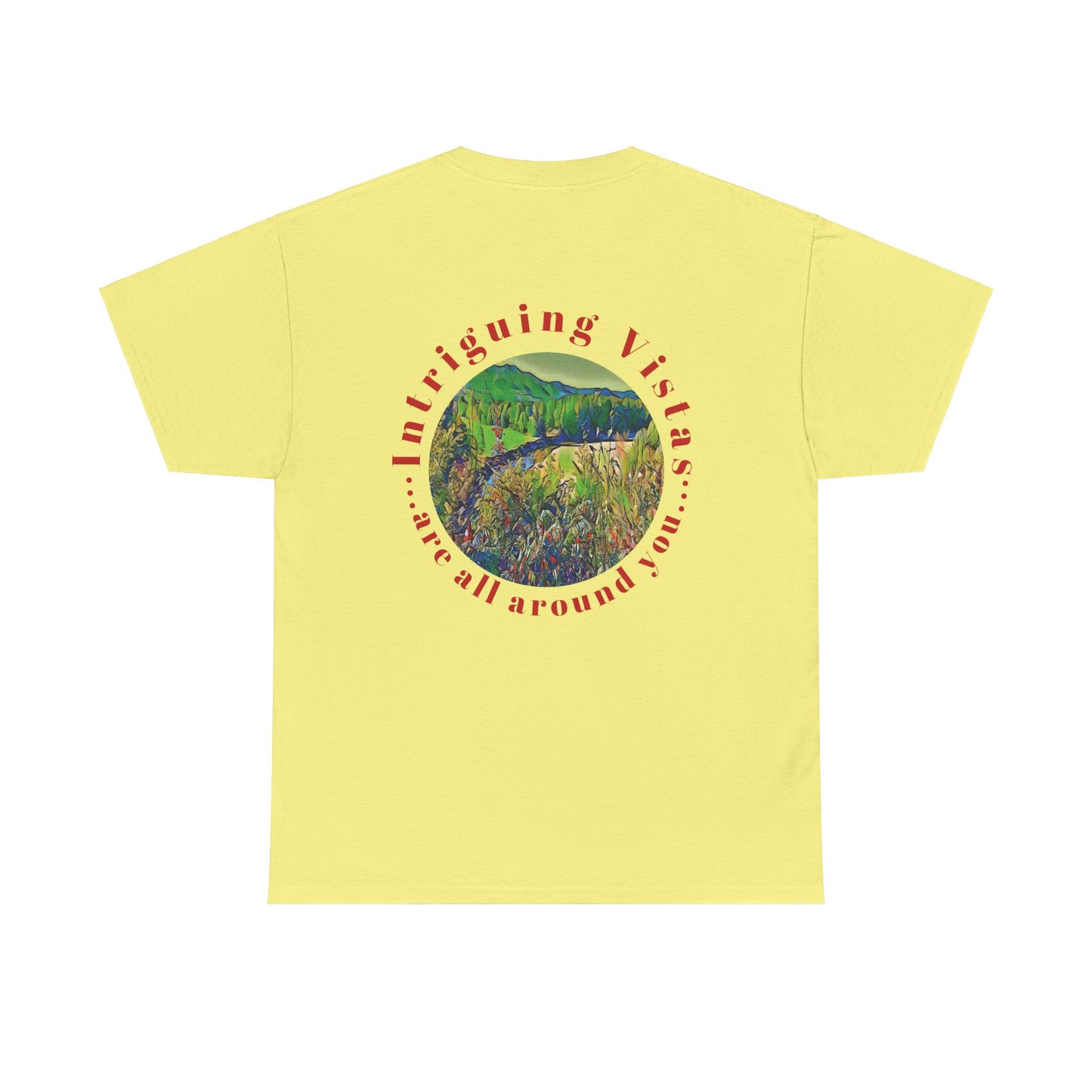 Gildan 5000 Unisex Adult Heavy Cotton Tee Available In Multiple Colors from the Scenery Series at Intriguing Vistas