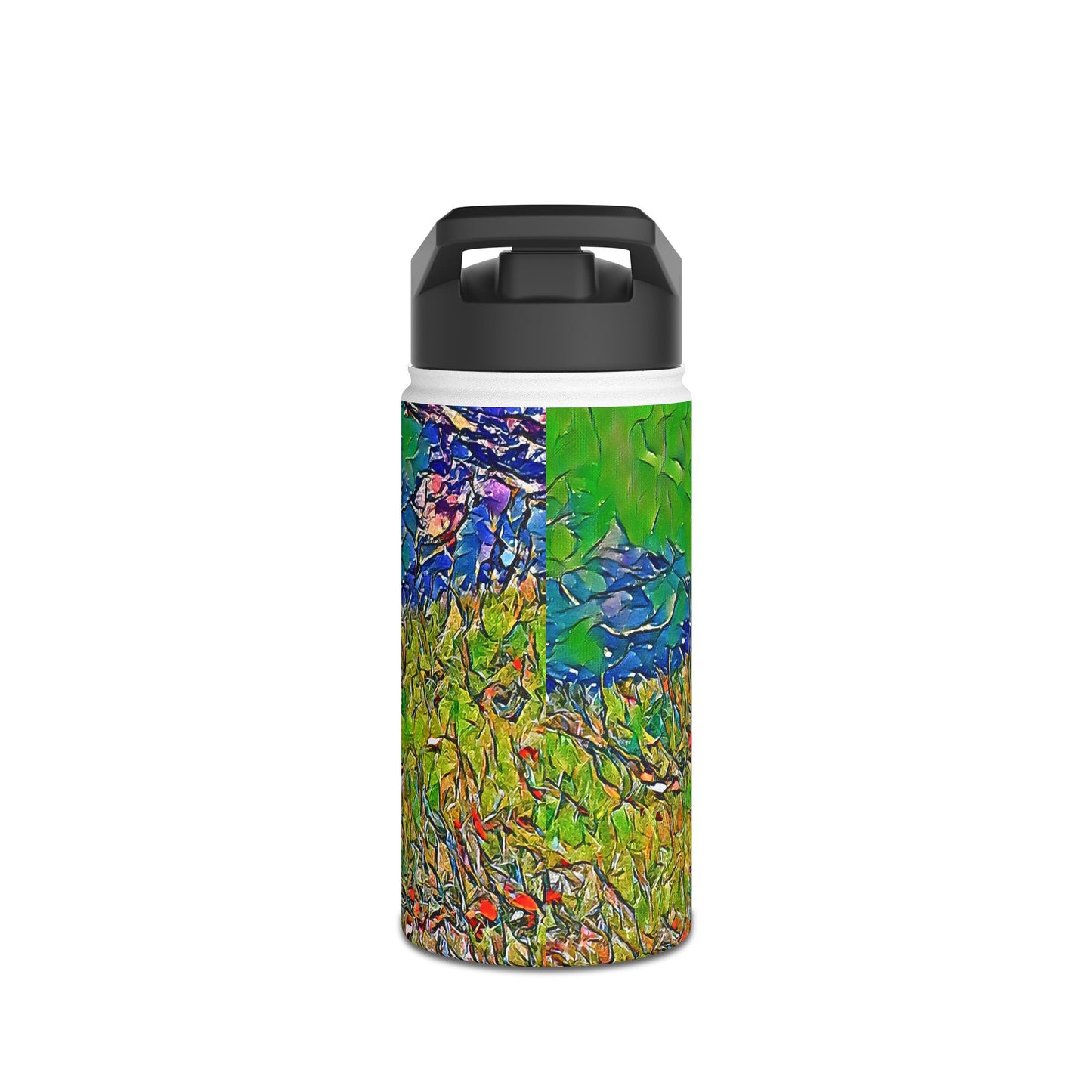 Custom Designed Stainless Steel Water Bottle Available In Three Sizes From The Wildlife Series at Intriguing Vistas