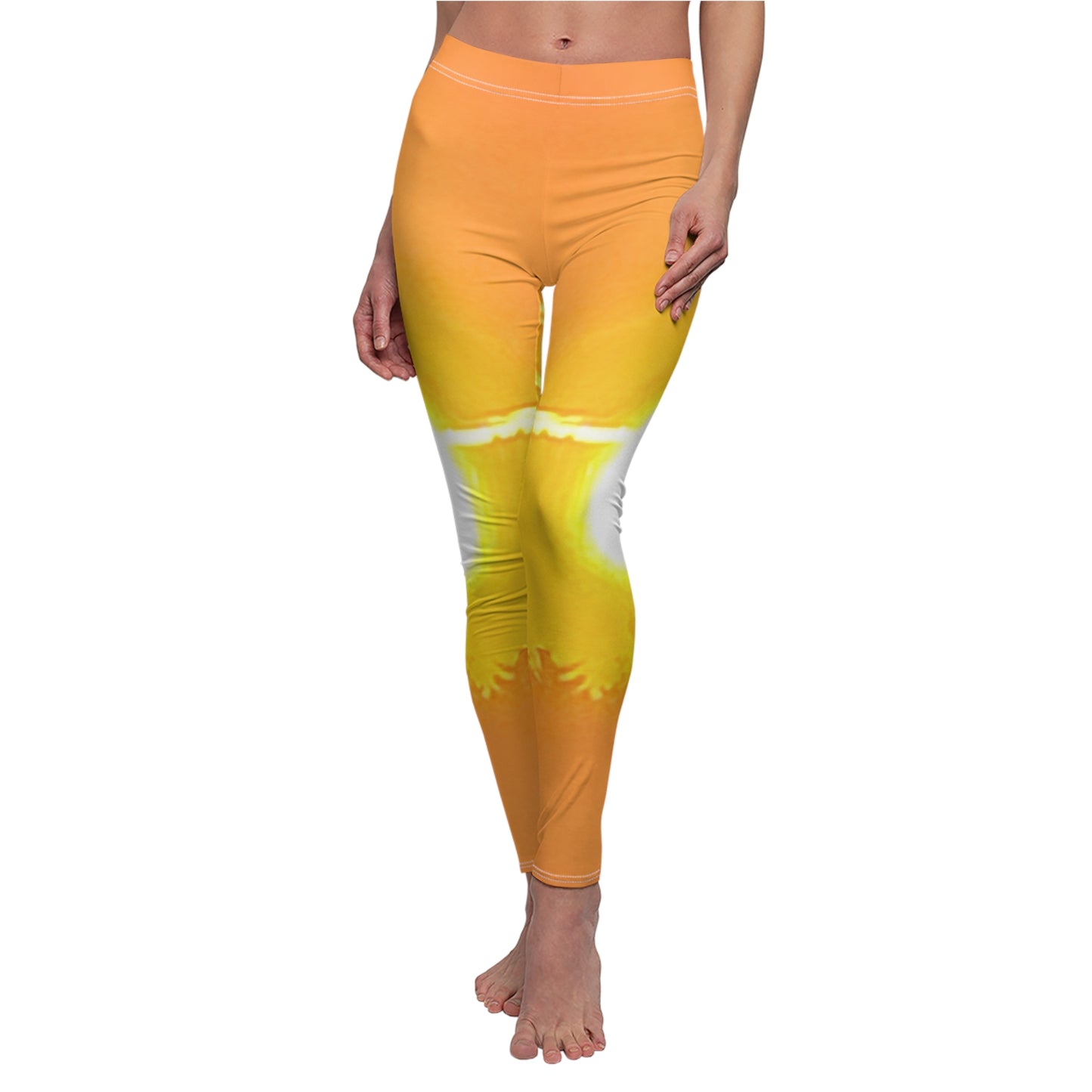 Custom Designed Adult Skinny Fit Leggings from the Sunset Series at Intriguing Vistas