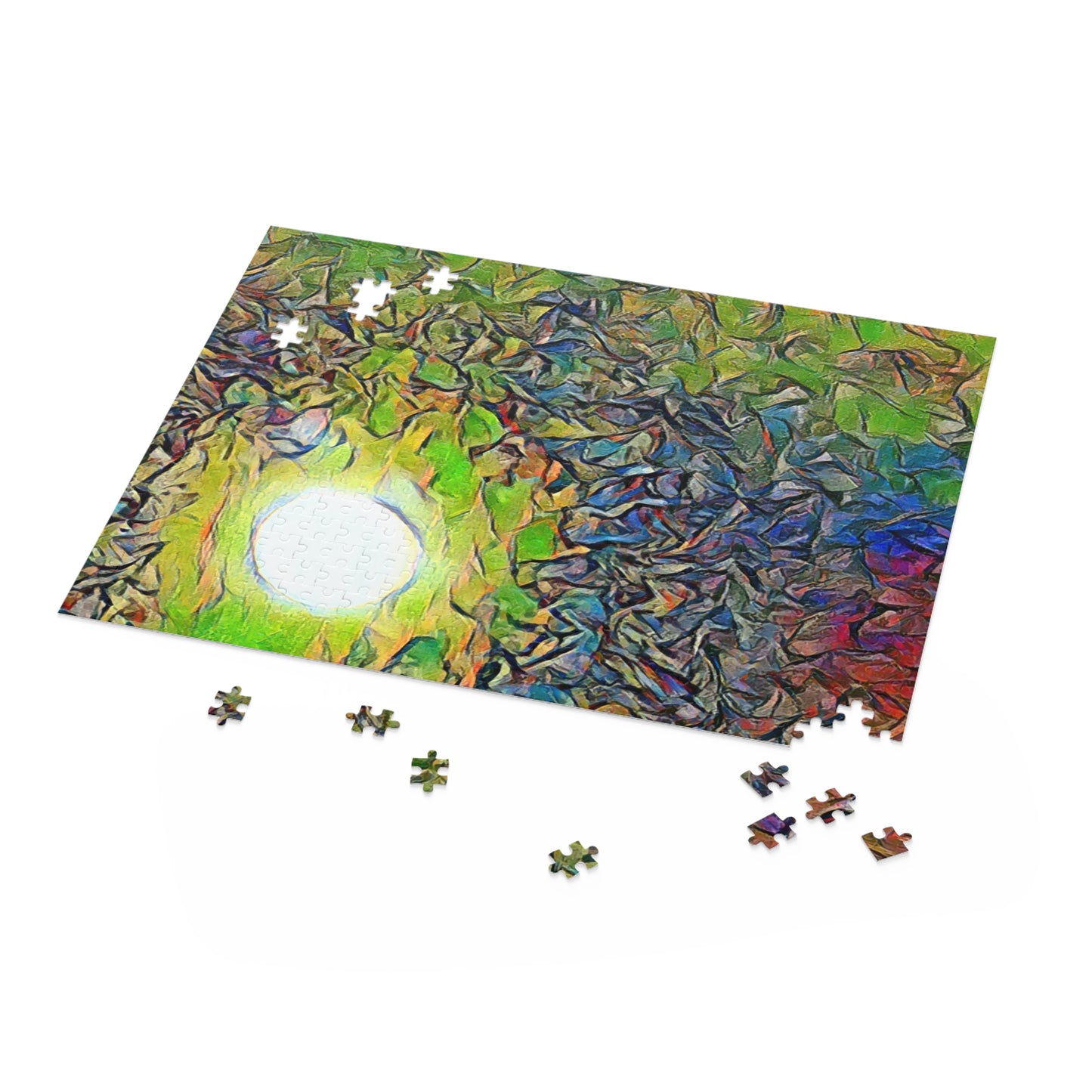 Custom Jigsaw Puzzle Available in Three Sizes from the Night Sky Series at Intriguing Vistas