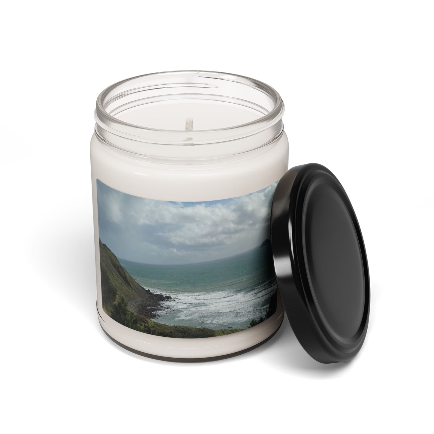 Custom Printed Candle available in five scents from the Scenery Series at Intriguing Vistas