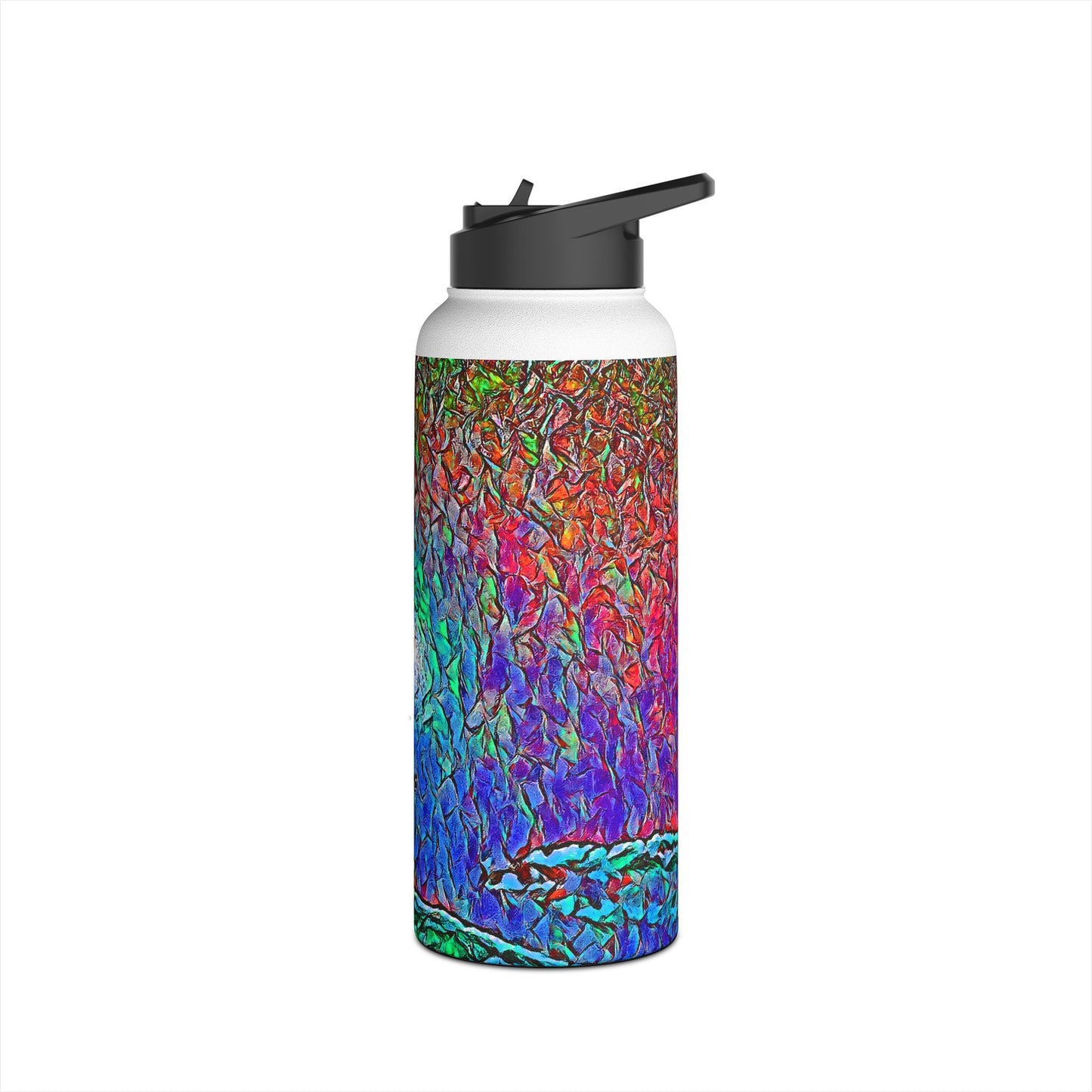 Custom Designed Stainless Steel Water Bottle Available In Three Sizes From The Night Sky Series at Intriguing Vistas