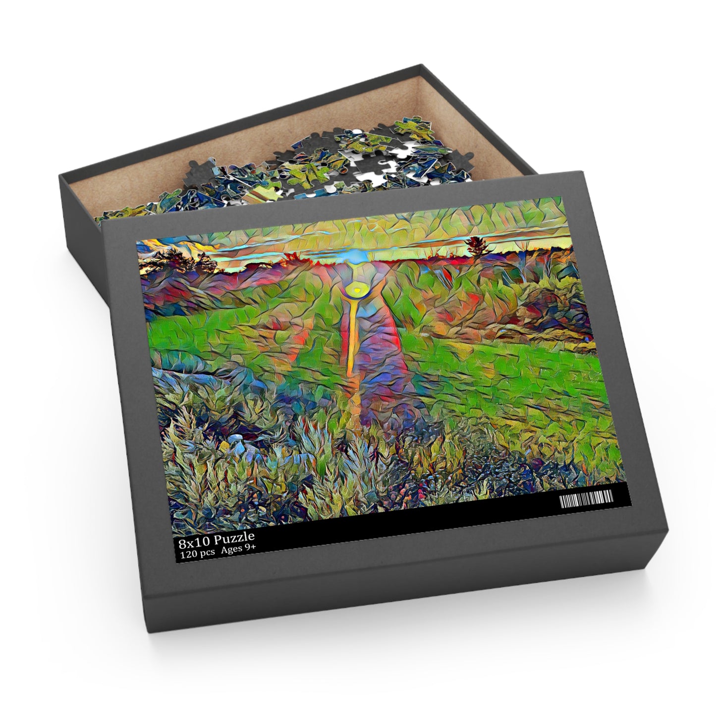 Custom Jigsaw Puzzle Available in Three Sizes from the Sunset Series at Intriguing Vistas