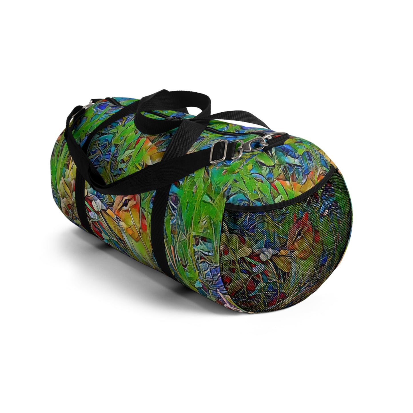 Custom Duffel Bag available in two sizes from the Wildlife Series at Intriguing Vistas