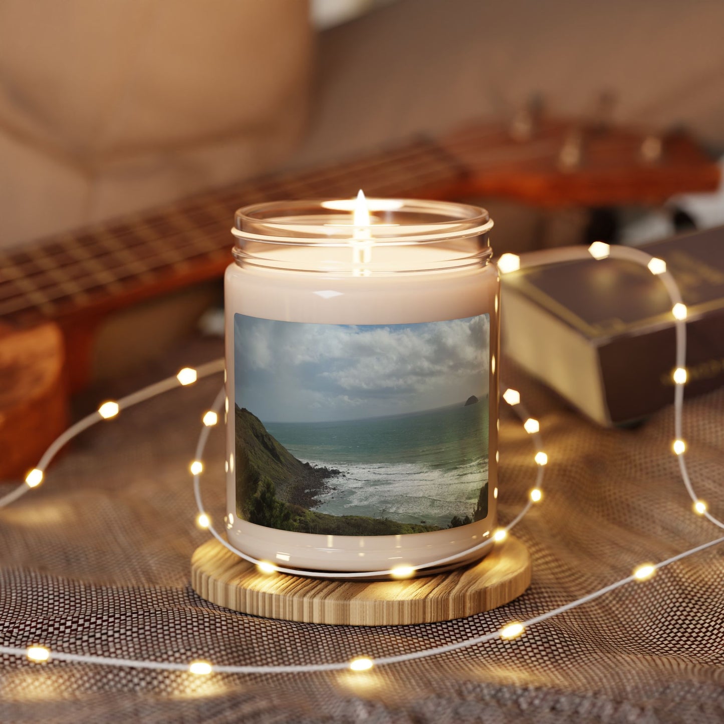 Custom Printed Candle available in five scents from the Scenery Series at Intriguing Vistas