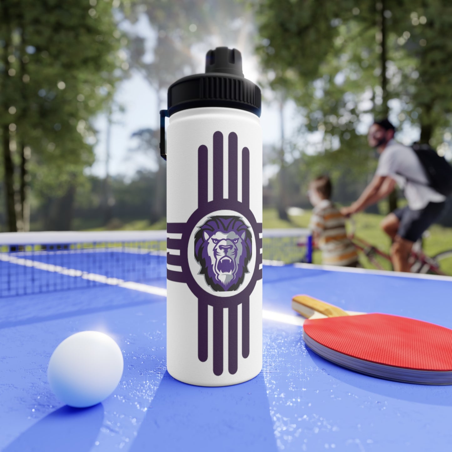 Santa Rosa Stainless Steel Water Bottle, Sports Lid