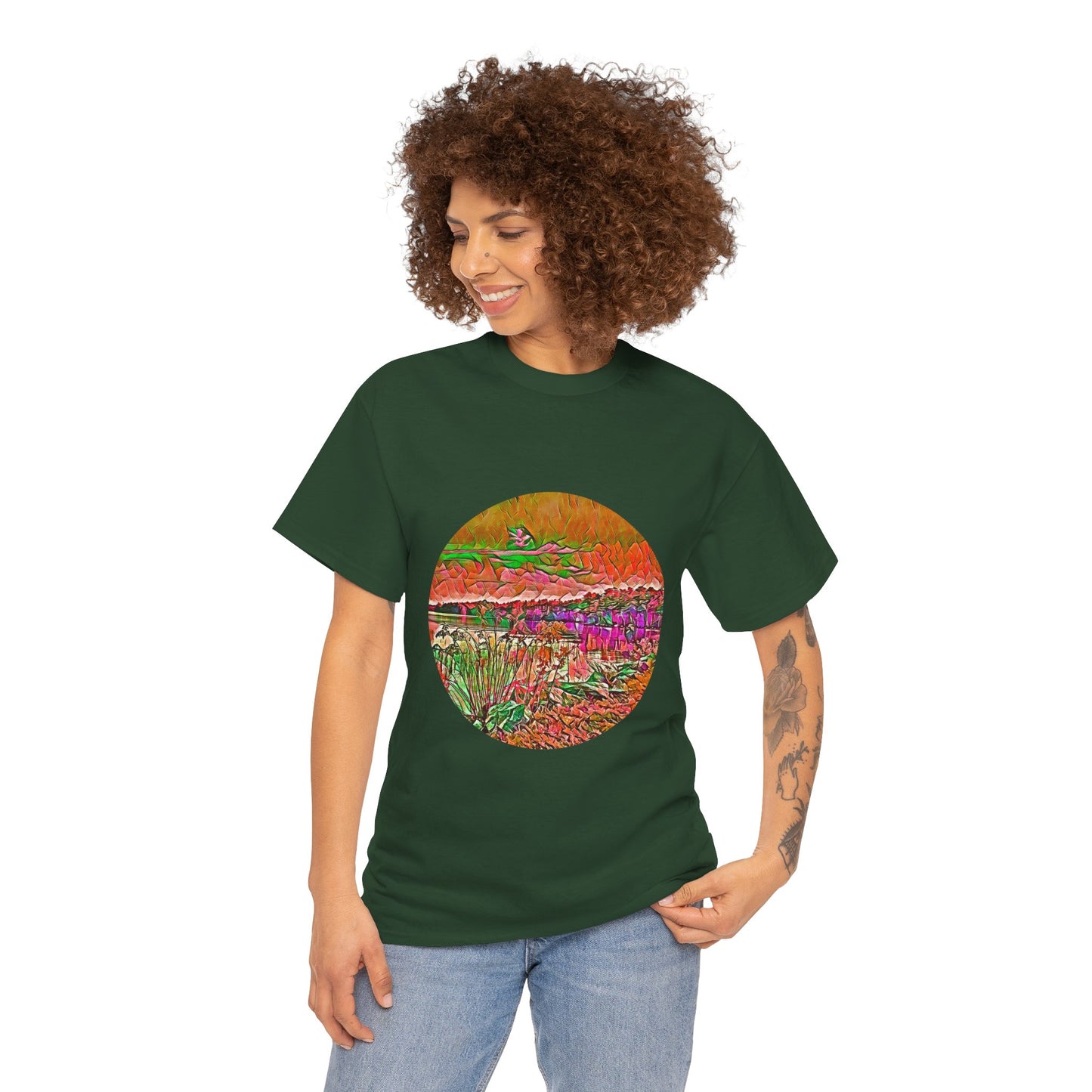 Gildan 5000 Unisex Adult Heavy Cotton Tee Available In Multiple Colors from the Scenery Series at Intriguing Vistas