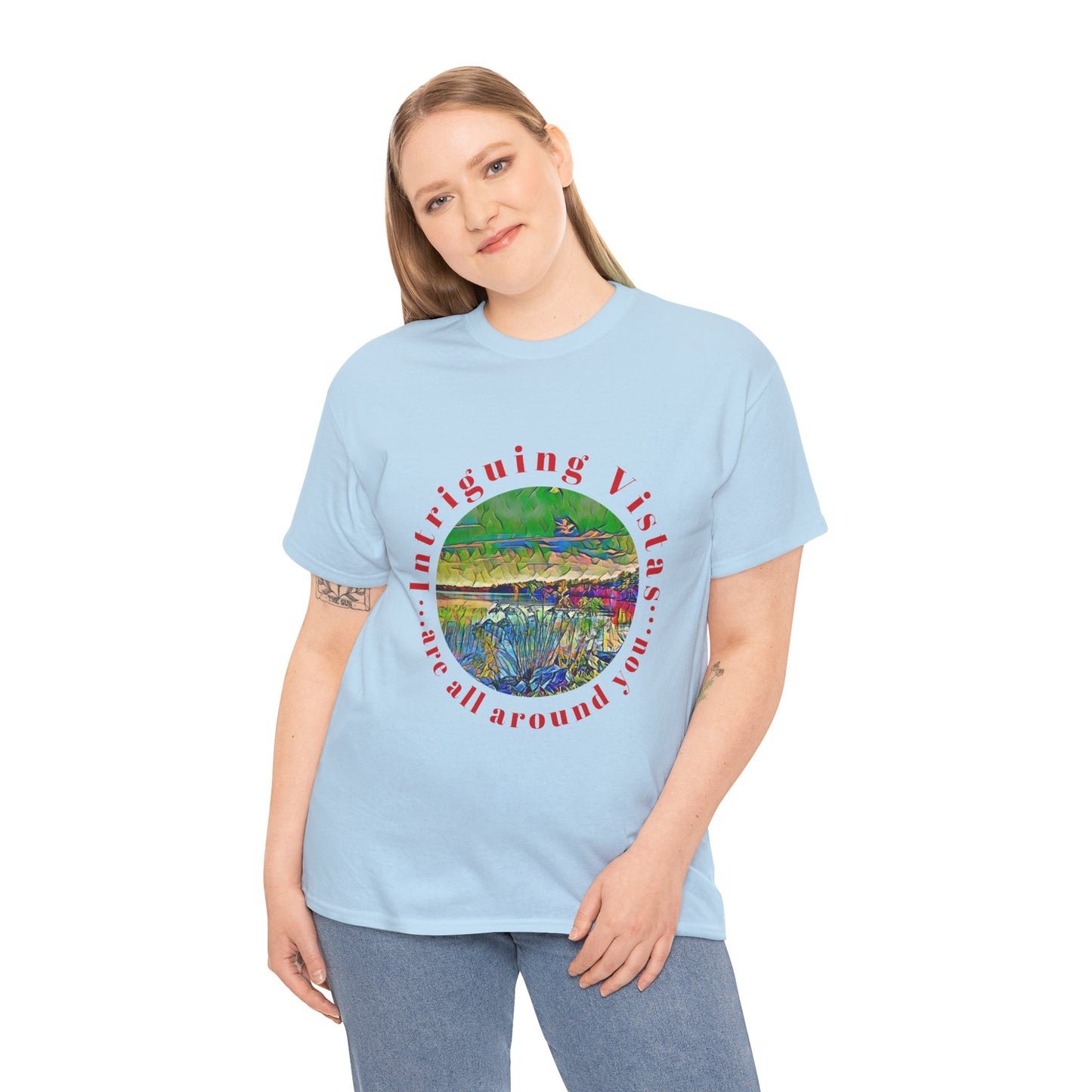 Gildan 5000 Unisex Adult Heavy Cotton Tee Available In Multiple Colors from the Scenery Series at Intriguing Vistas