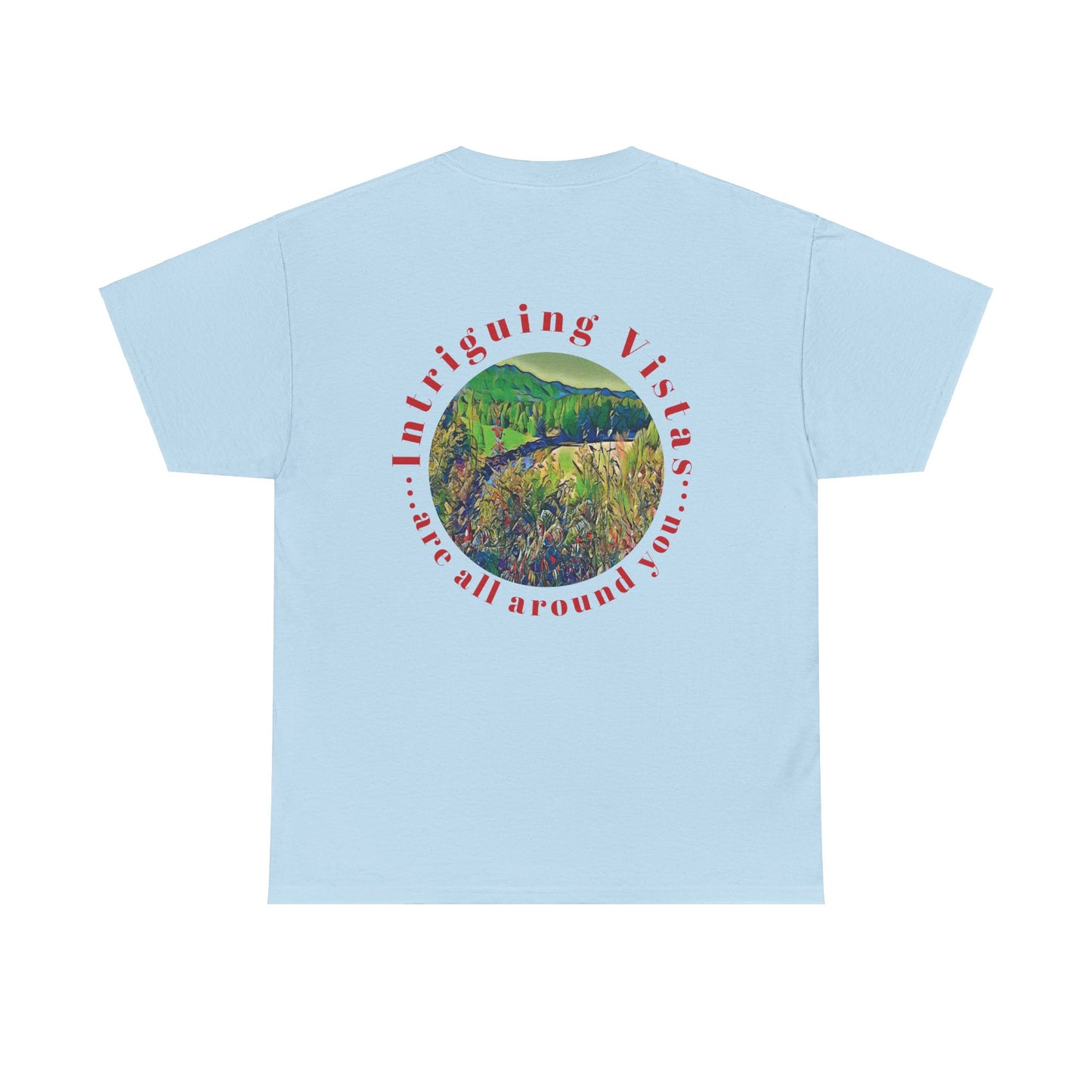 Gildan 5000 Unisex Adult Heavy Cotton Tee Available In Multiple Colors from the Scenery Series at Intriguing Vistas