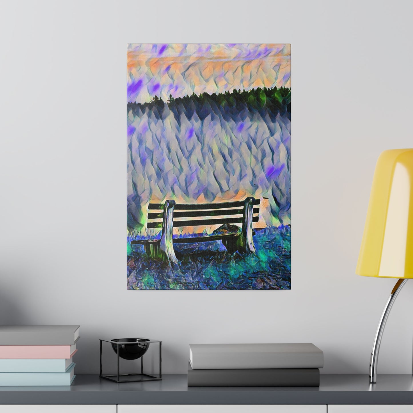 Morning Mist Canvas Print for Tranquil Home Decor - Intriguing Vistas