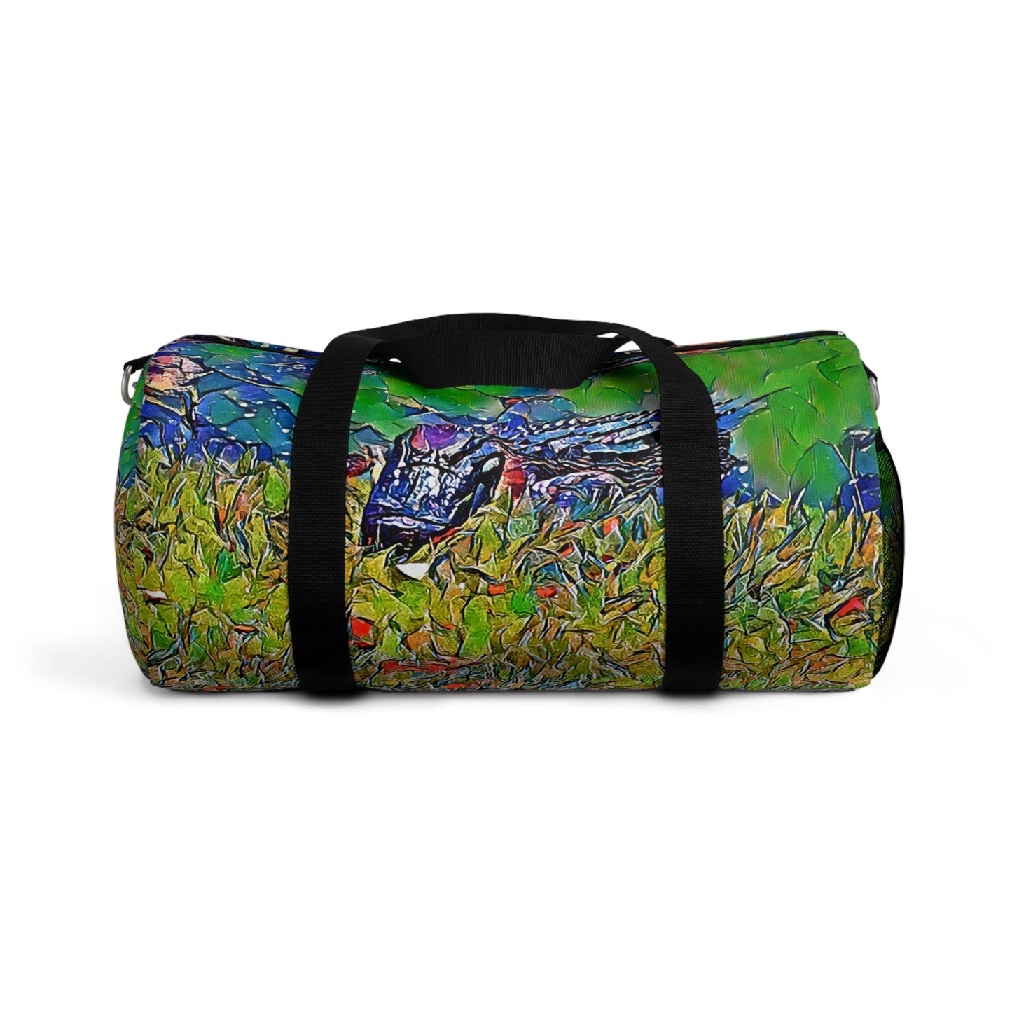 Custom Duffel Bag available in two sizes from the Wildlife Series at Intriguing Vistas