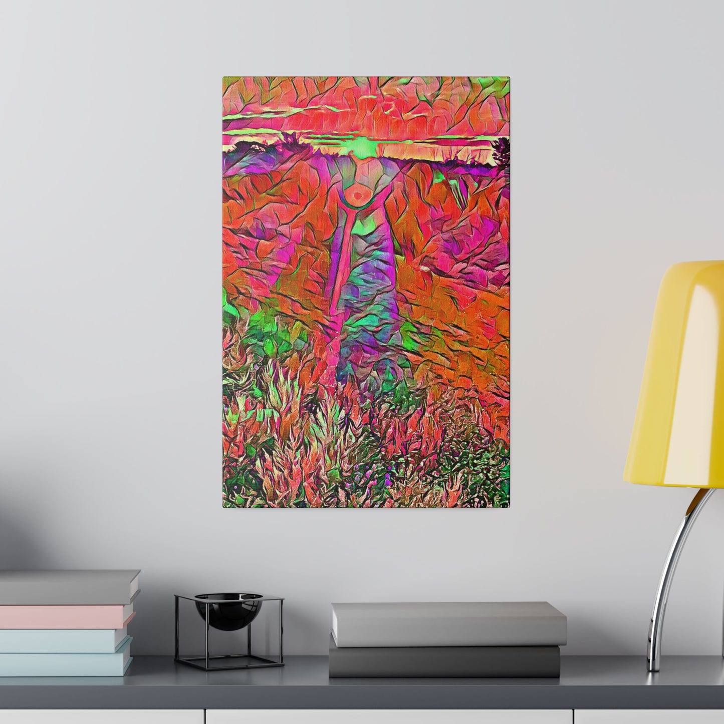 Canvas Print - Sunset in Pastel - Intriguing Vistas