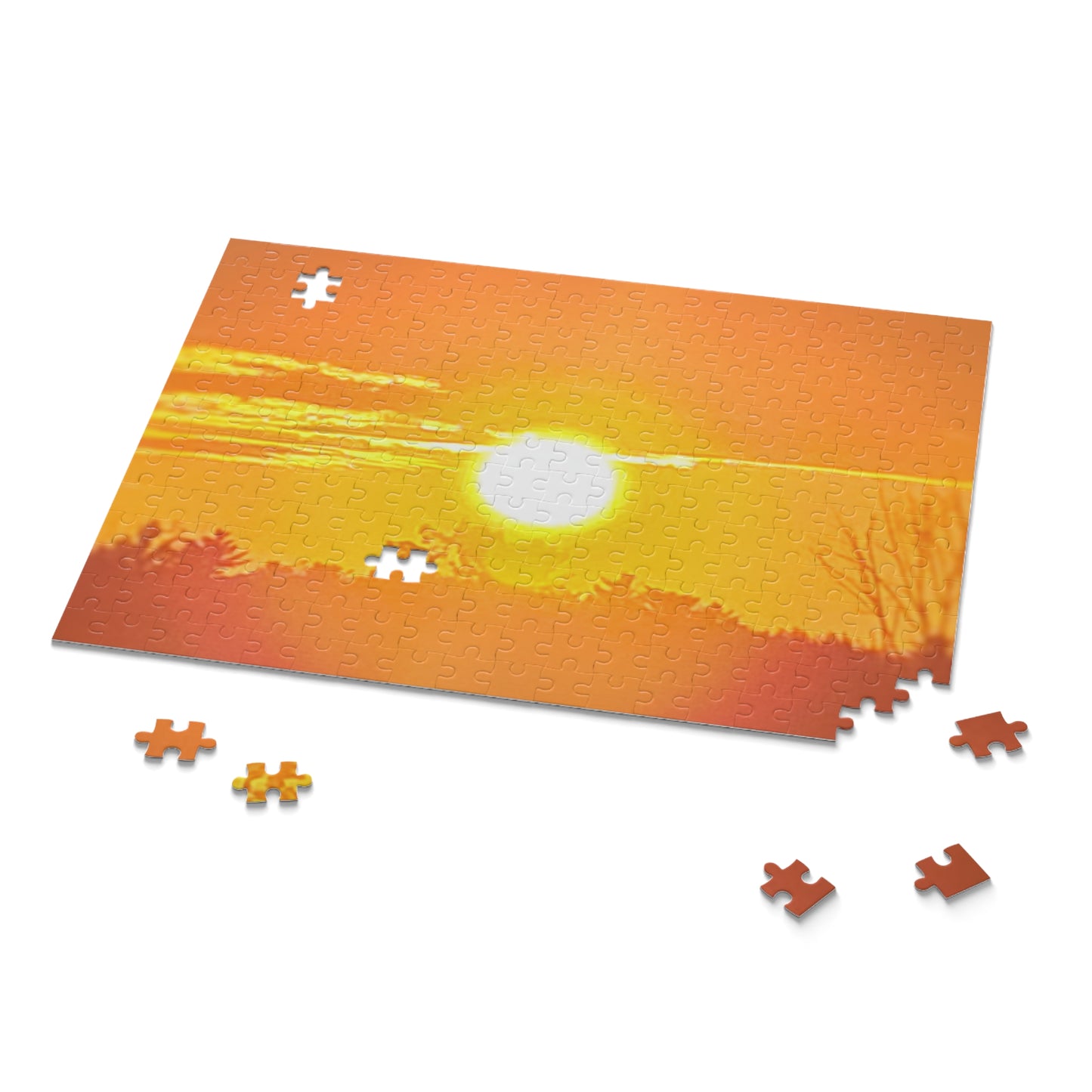 Custom Jigsaw Puzzle Available in Three Sizes from the Sunset Series at Intriguing Vistas