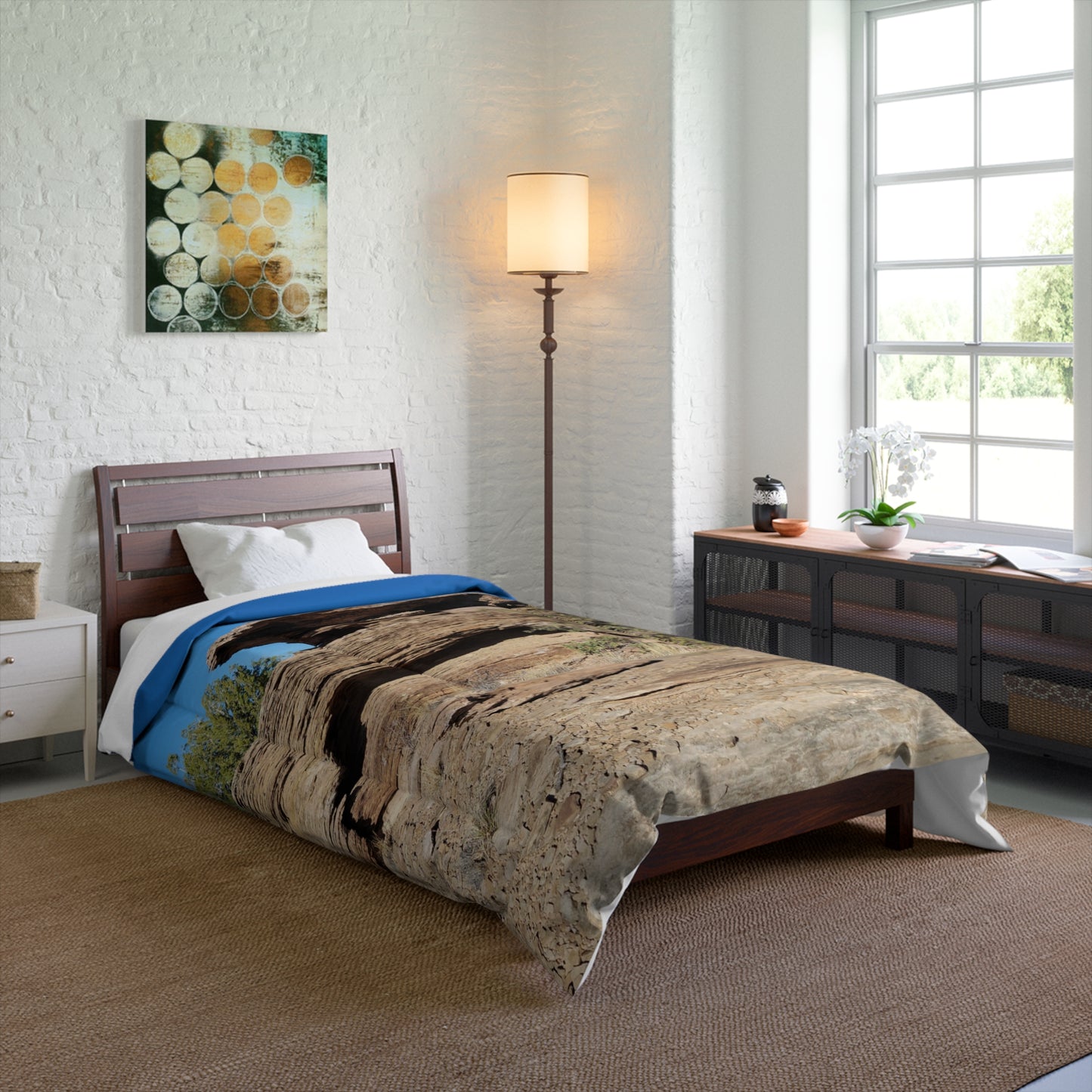 Custom Comforter Available in Four Sizes From The Scenery Series at Intriguing Vistas