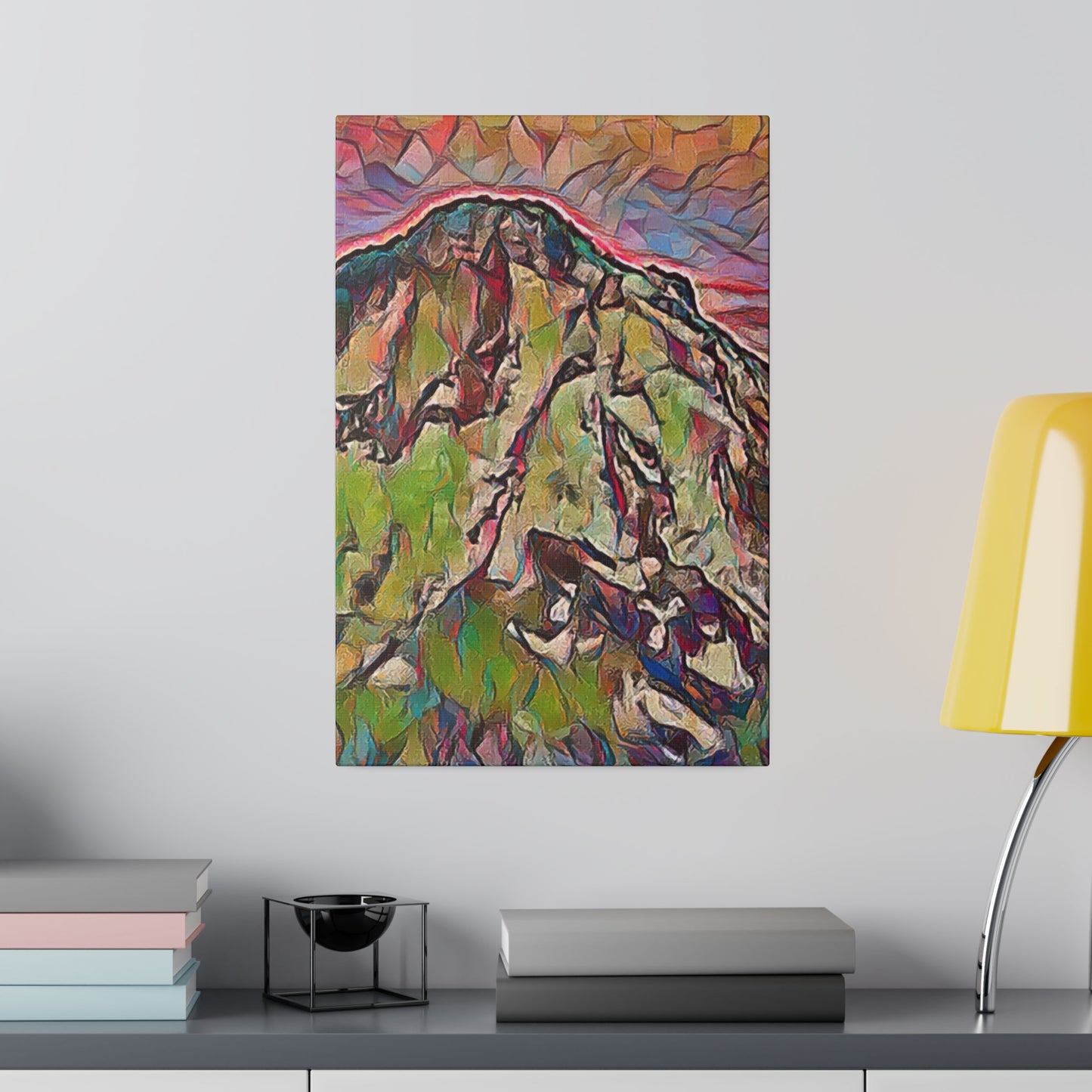 Mt Hood Pastel Canvas Print - Beautiful Art for Your Home Decor - Intriguing Vistas