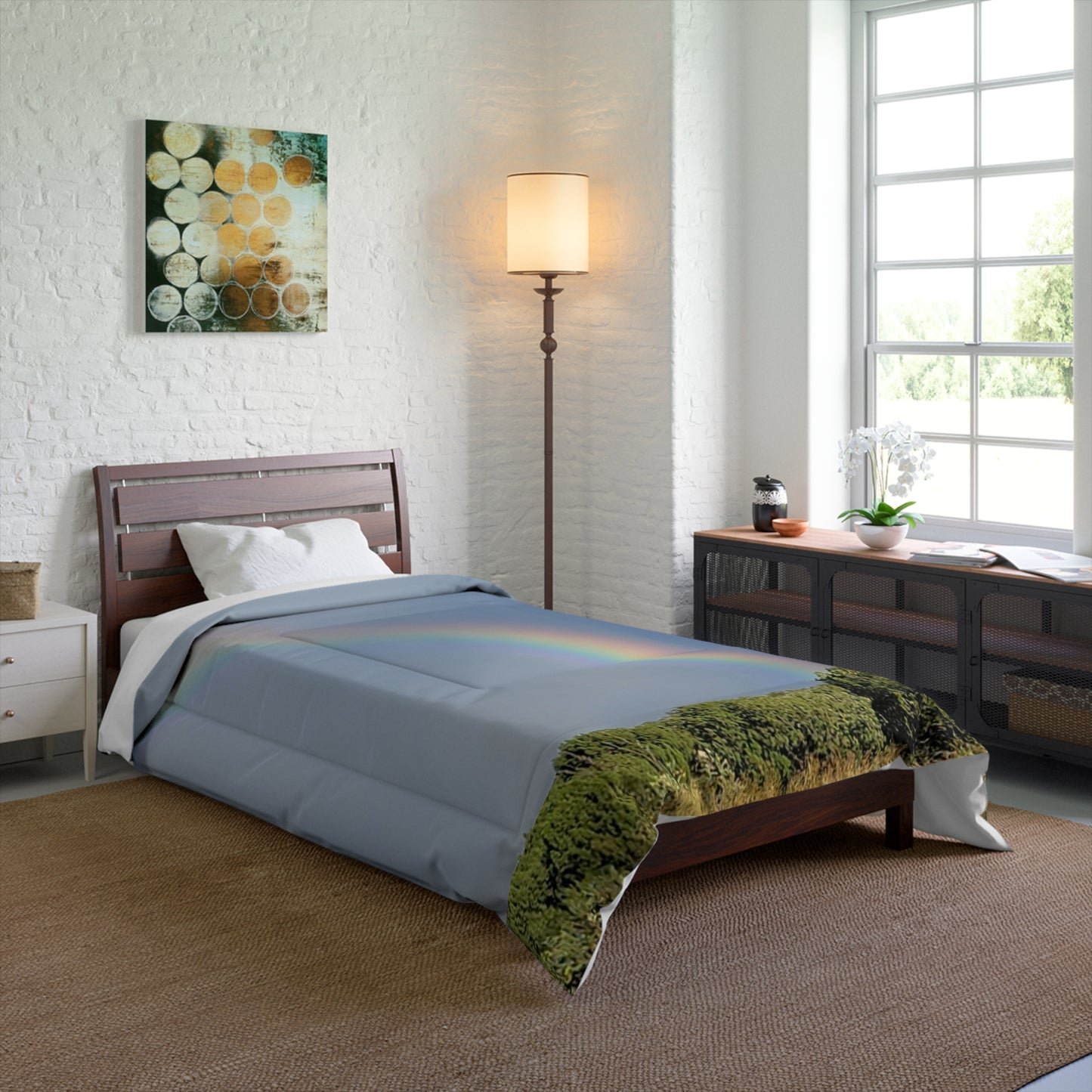 Custom Comforter Available in Four Sizes From The Rainbow Series at Intriguing Vistas