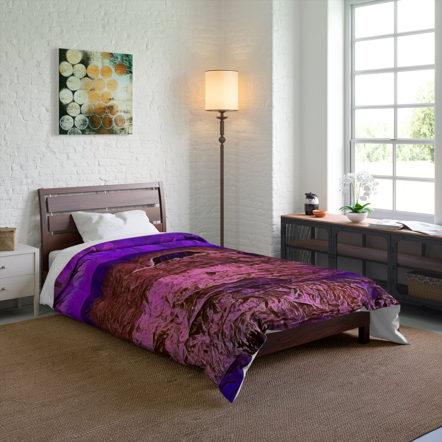 Custom Comforter Available in Four Sizes From The Scenery Series at Intriguing Vistas