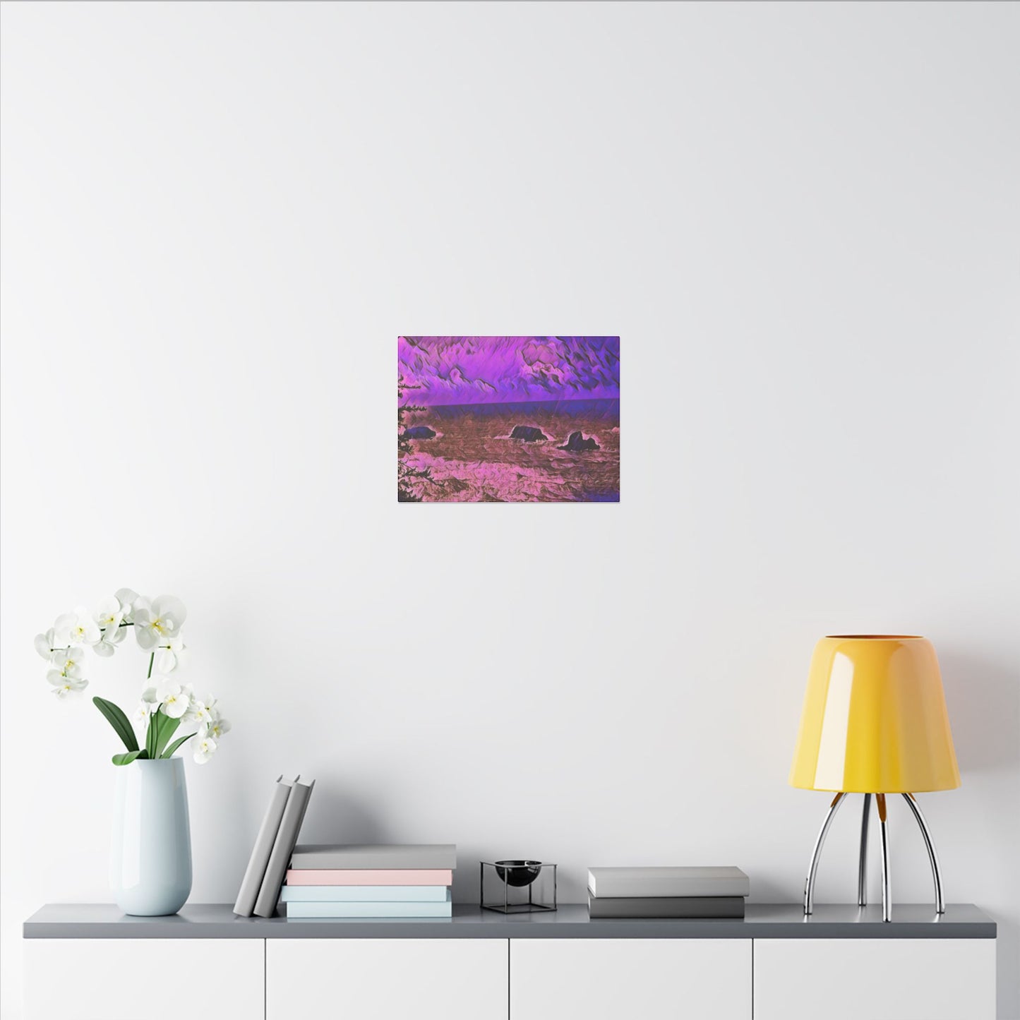 Canvas Print - Pacific Coast in Purple