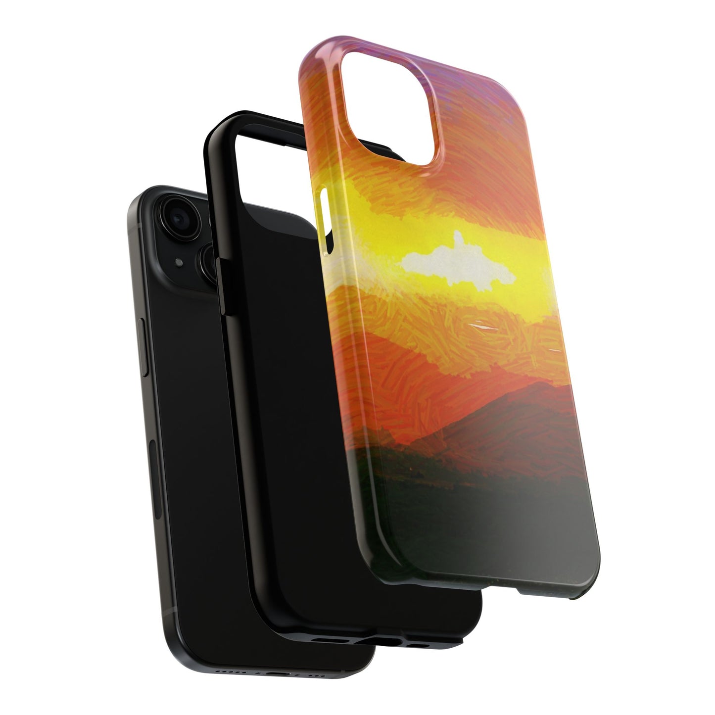 Custom Tough Phone Case for iPhone & Samsung From The Sunset Series at Intriguing Vistas