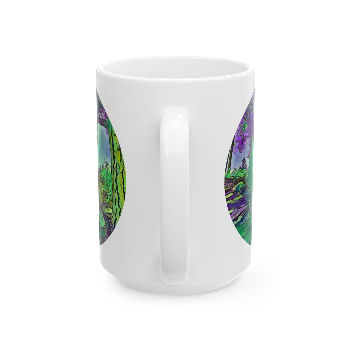 Custom Designed Ceramic Mug Available in Two Sizes From The Scenery Series at Intriguing Vistas