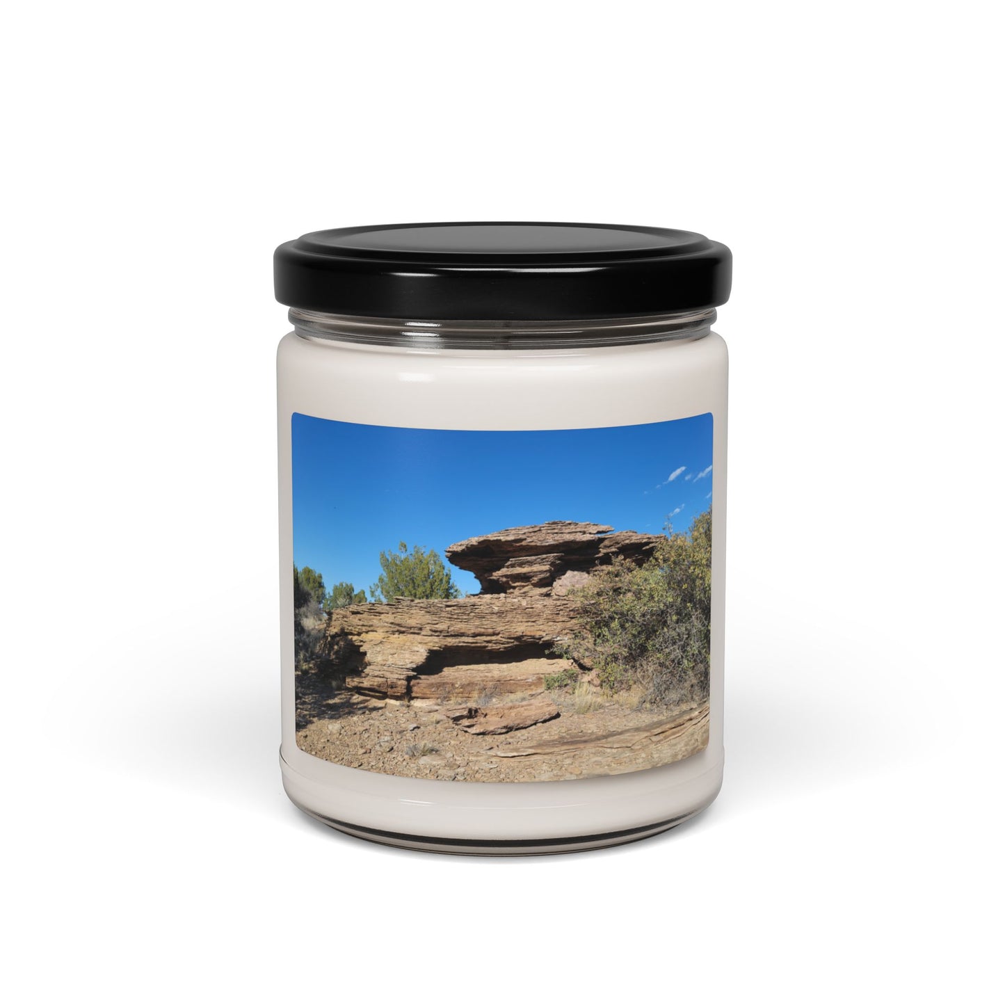 Custom Printed Candle available in five scents from the Scenery Series at Intriguing Vistas