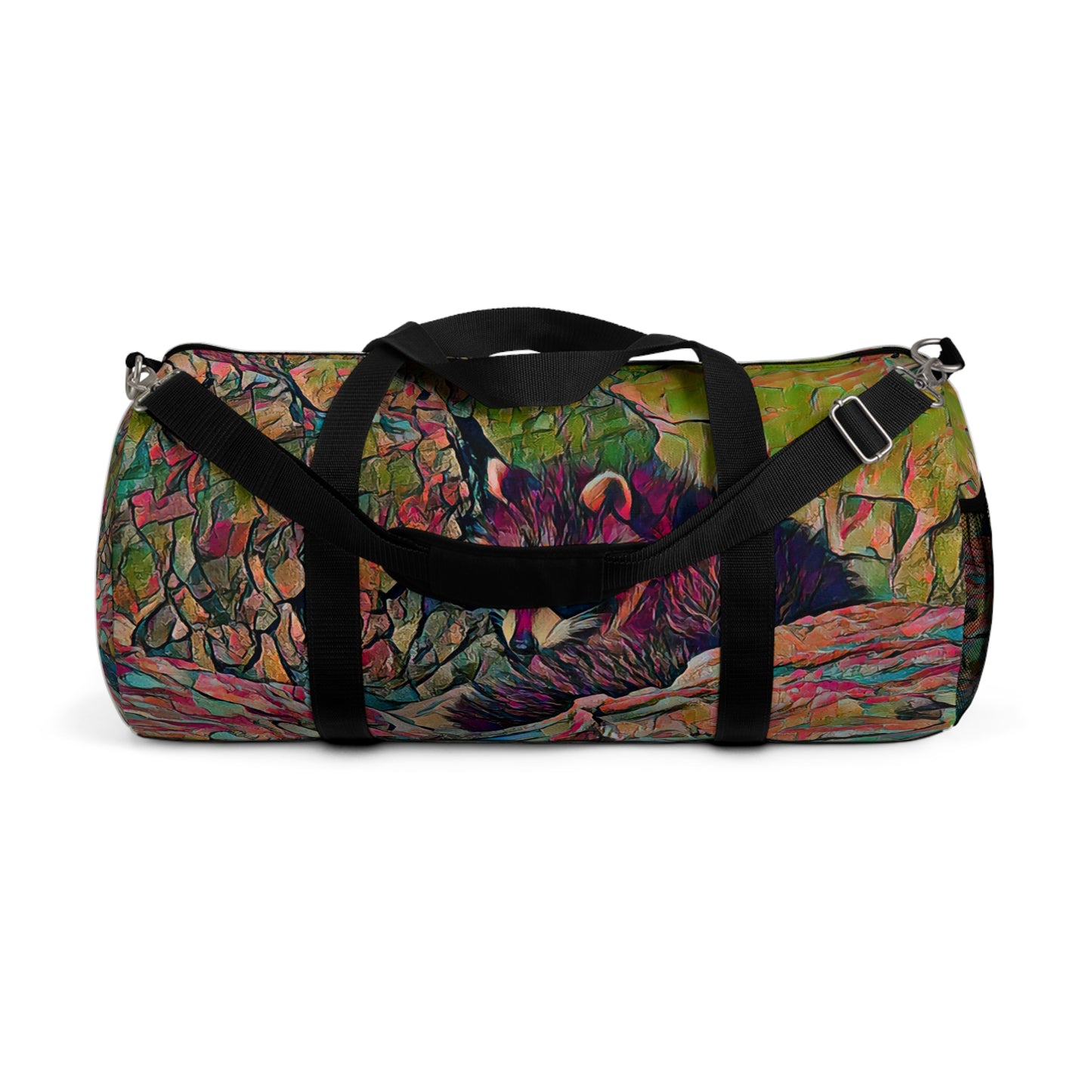 Custom Duffel Bag available in two sizes from the Wildlife Series at Intriguing Vistas