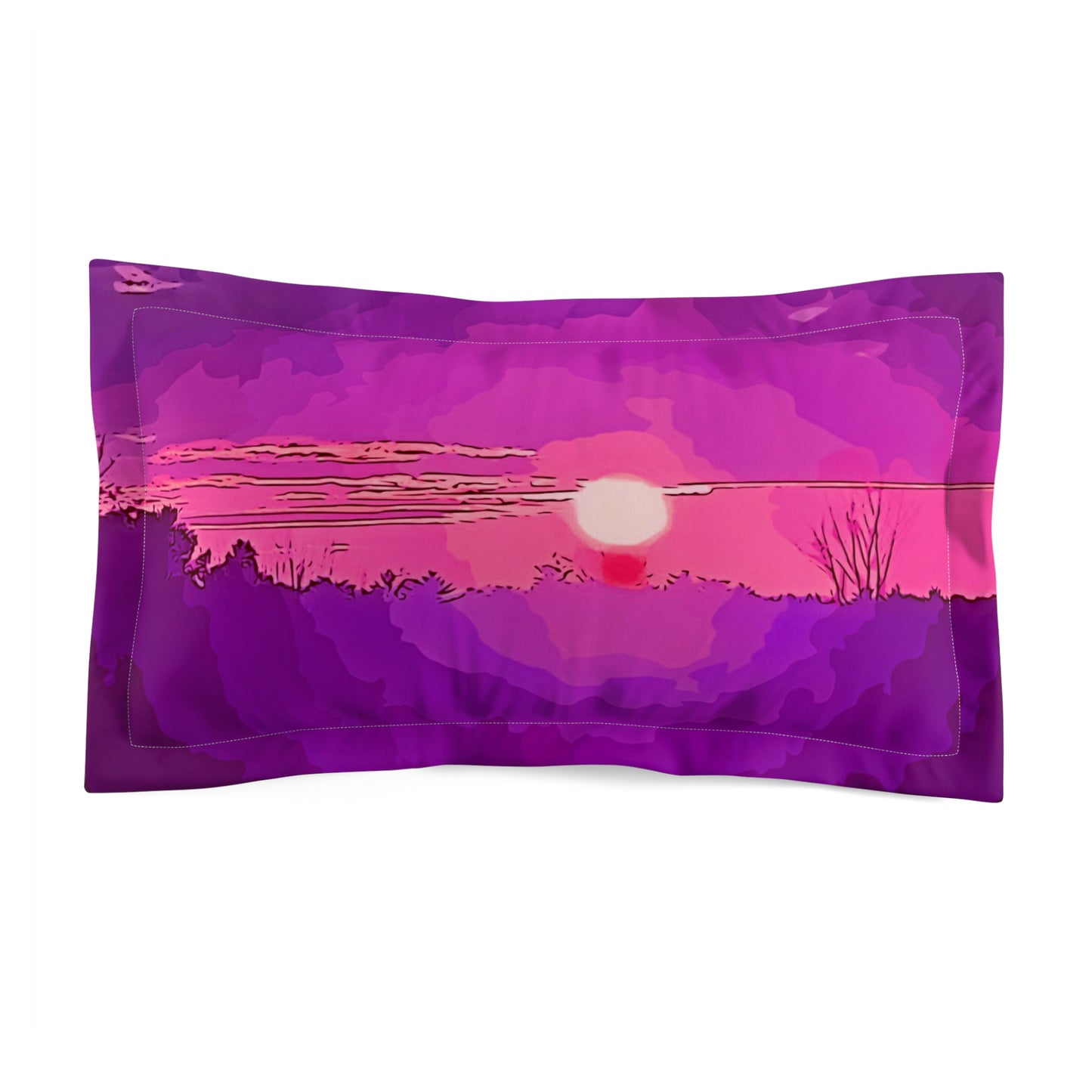 Custom Pillow Sham From The Sunset Series at Intriguing Vistas - Intriguing Vistas