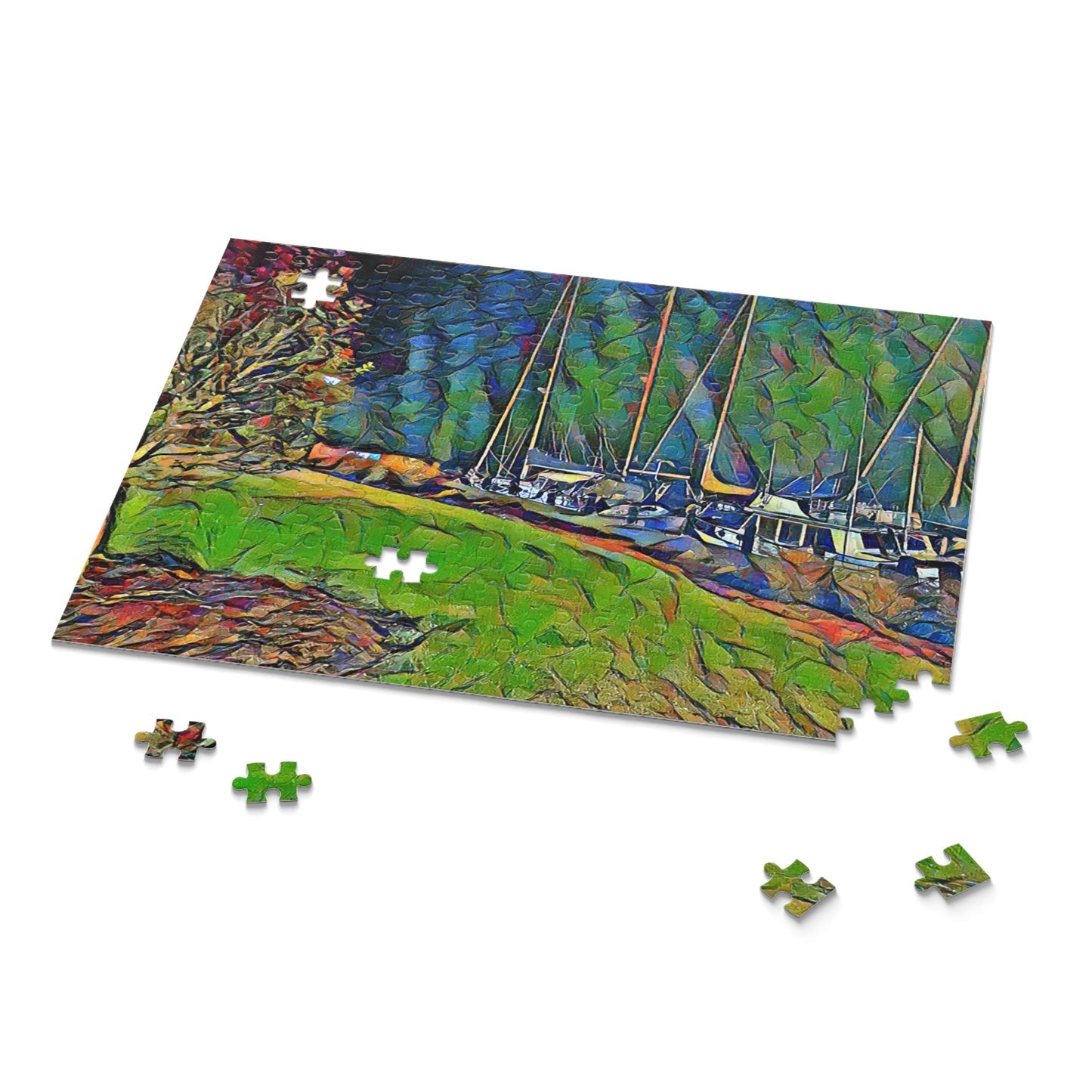 Custom Jigsaw Puzzle Available in Three Sizes from the Nautical Series at Intriguing Vistas