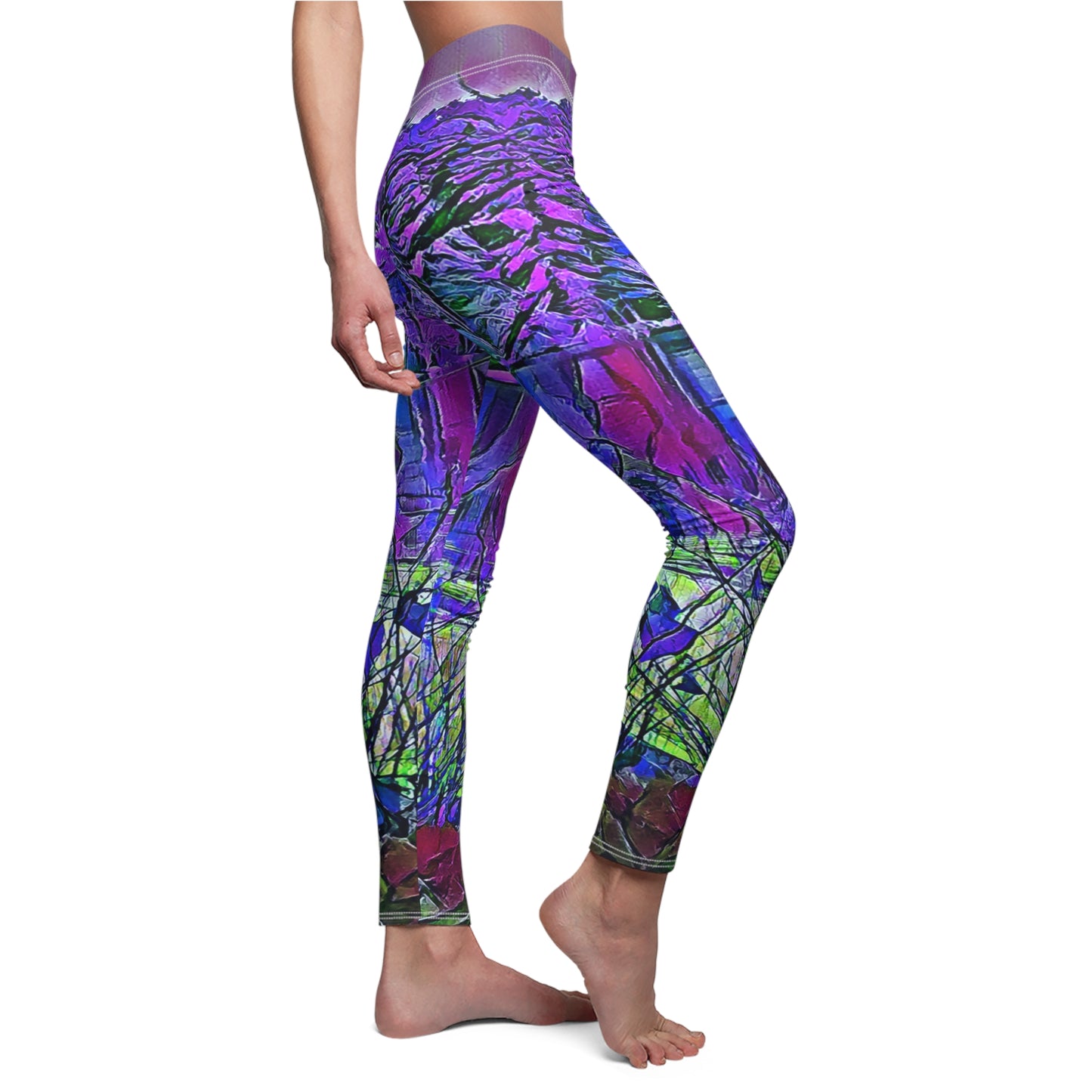 Custom Designed Adult Skinny Fit Leggings from the Scenery Series at Intriguing Vistas