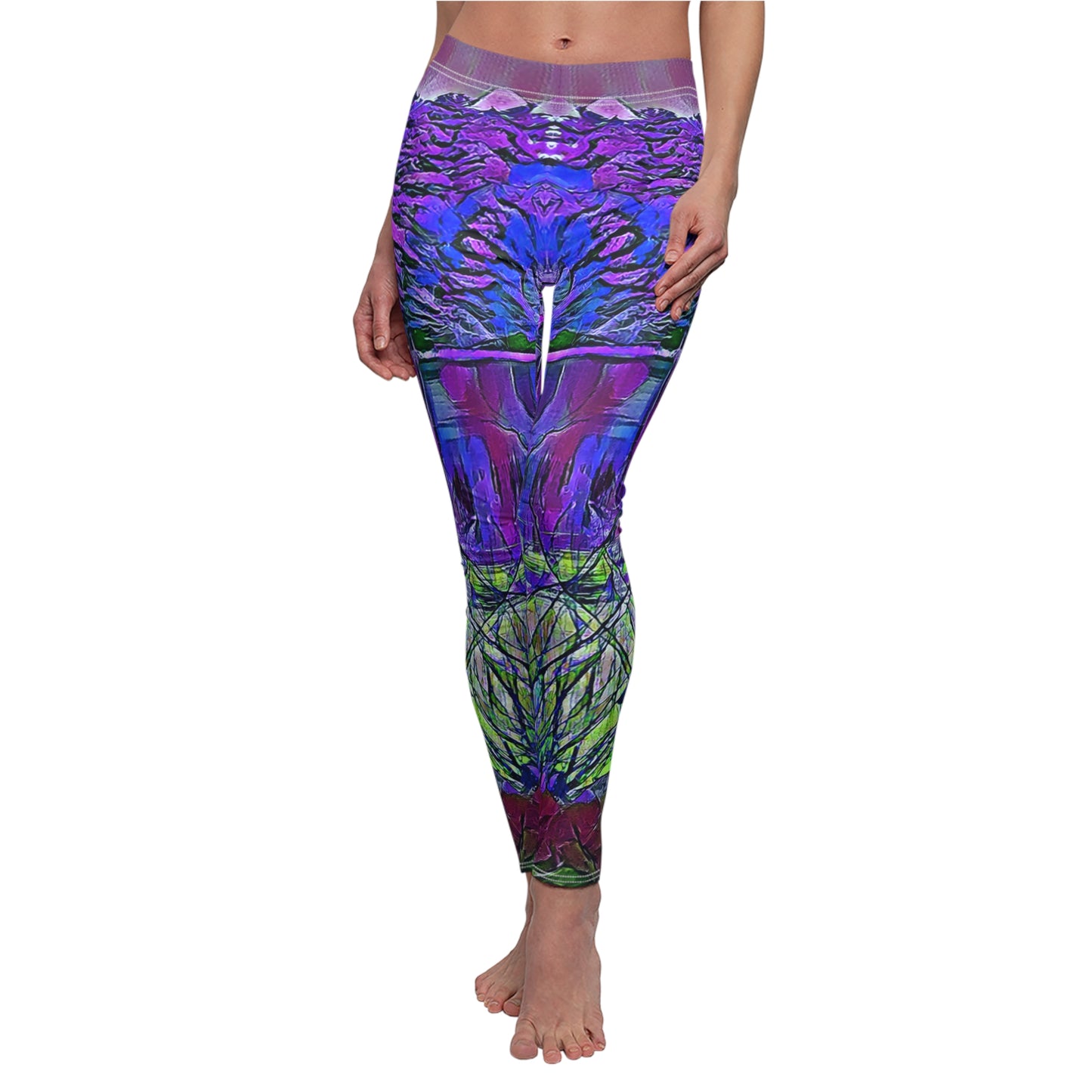 Custom Designed Adult Skinny Fit Leggings from the Scenery Series at Intriguing Vistas