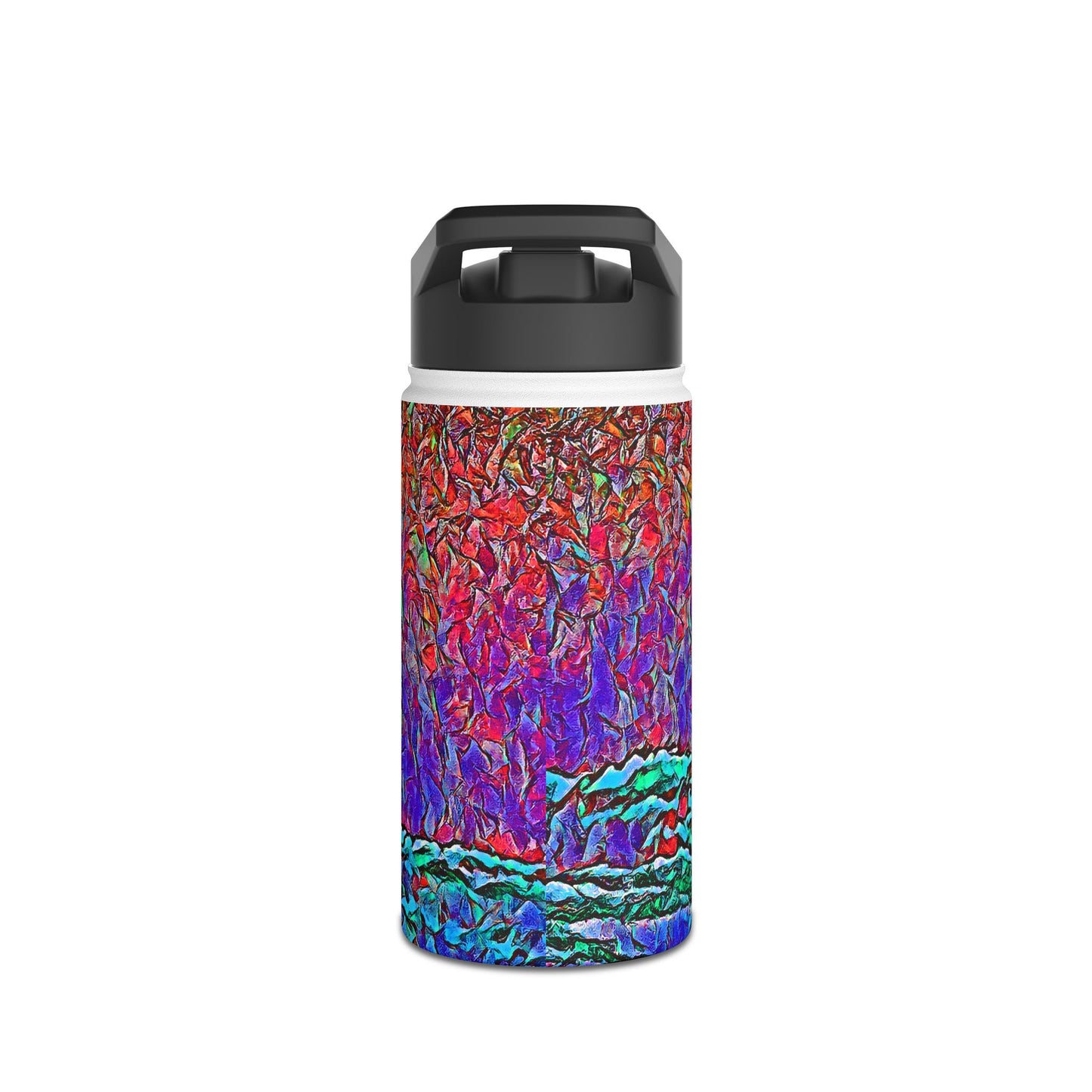 Custom Designed Stainless Steel Water Bottle Available In Three Sizes From The Night Sky Series at Intriguing Vistas