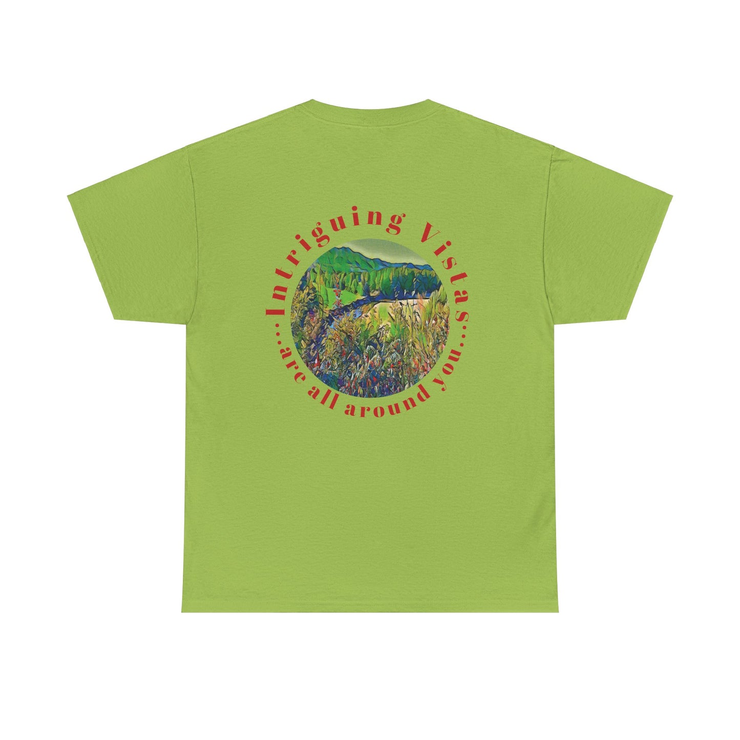 Gildan 5000 Unisex Adult Heavy Cotton Tee Available In Multiple Colors from the Scenery Series at Intriguing Vistas